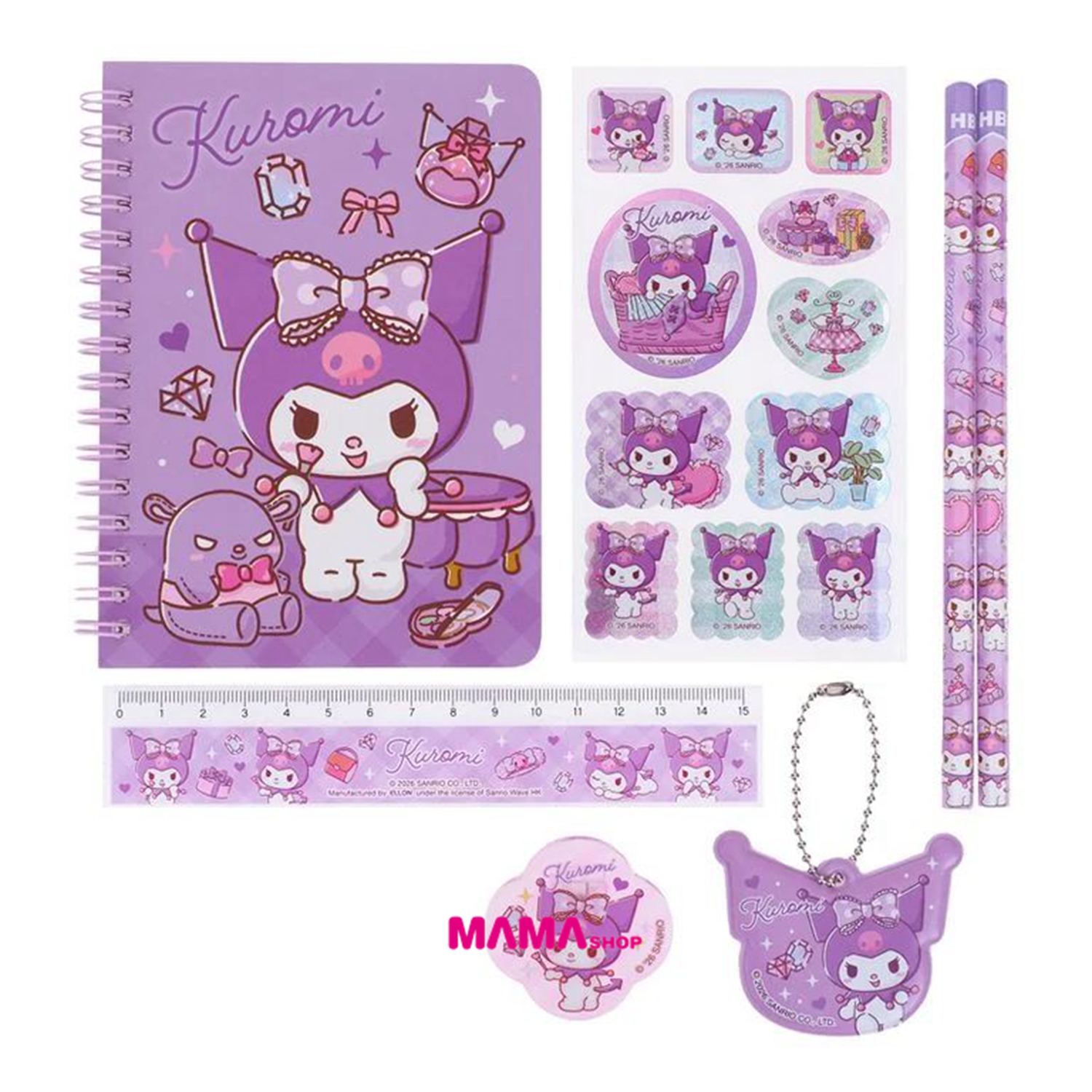 Sanrio 手挽盒文具套裝