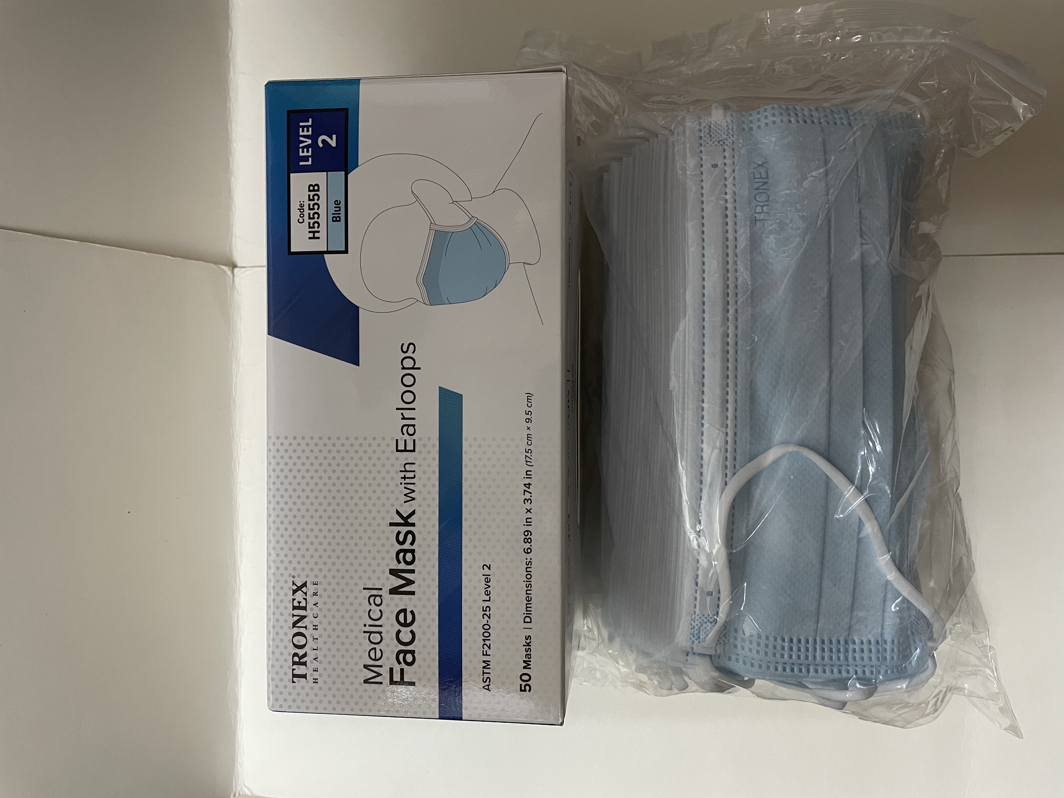 Tronex Medical Face Mask ASTM F2100-25 Level 2