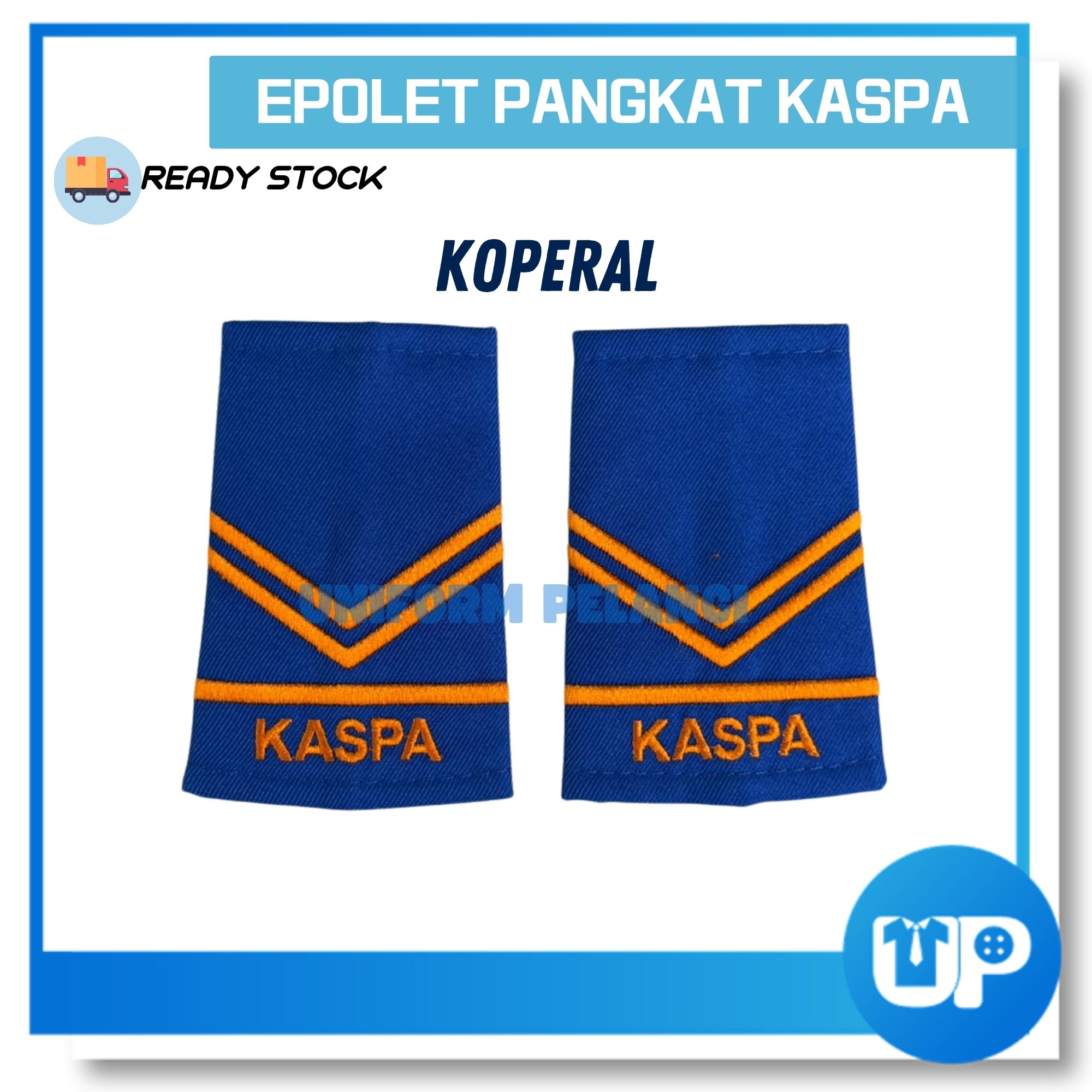 KASPA Pangkat Epolet Single Line Kadet Pertahanan Awam (KPA)