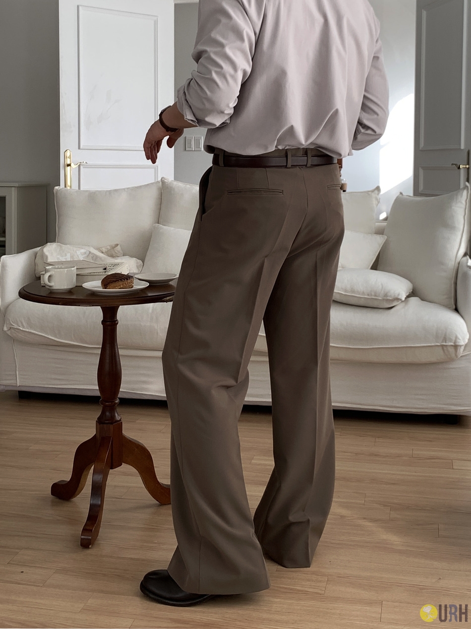 【100%保證韓國直送】極致垂墜感霧面闊腳西褲 Wide Slacks [3 color] RL114774