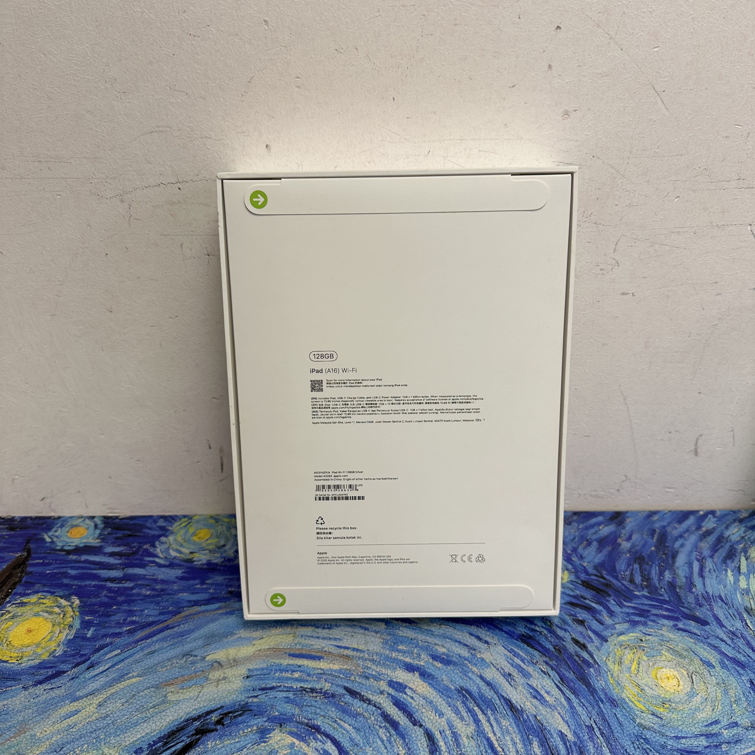 *6275 iPad A16 全新機 128GB WiFi版 銀色 Silver