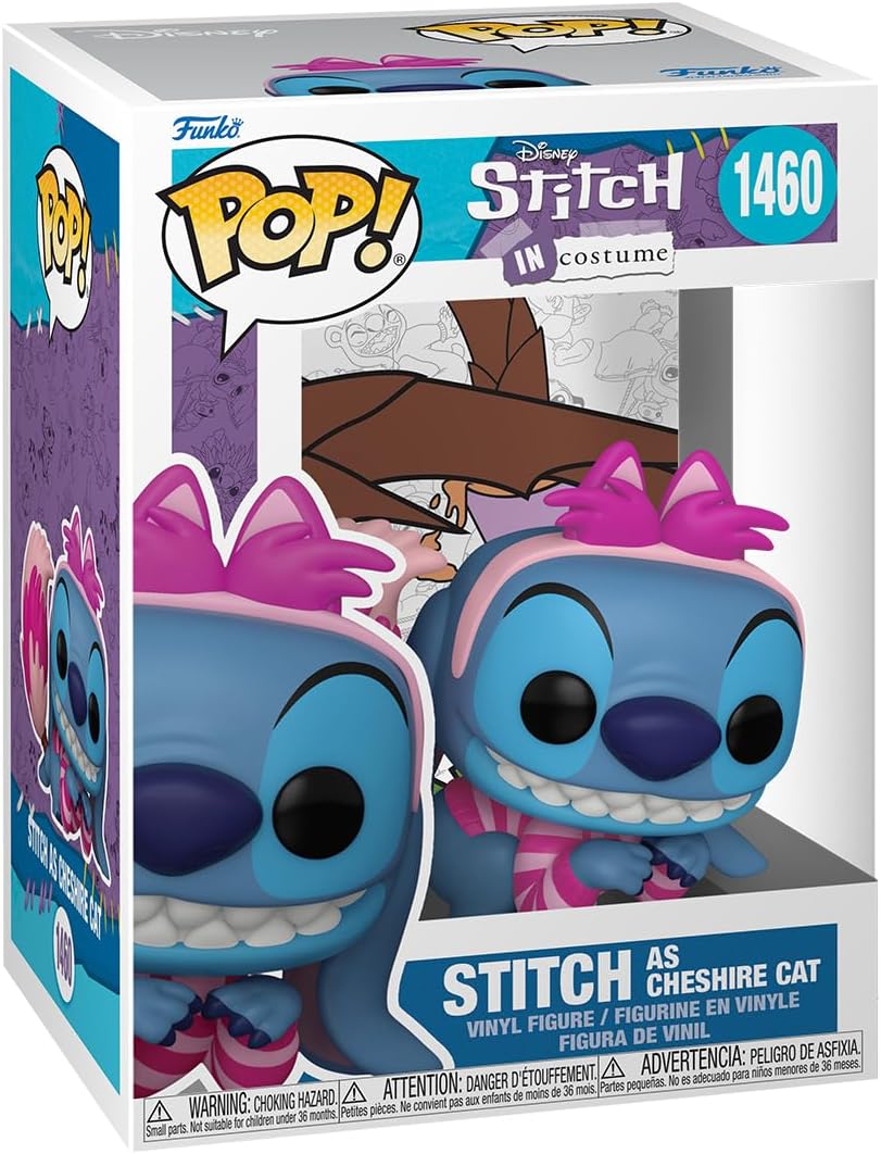 📦訂購 美國代購 Funko POP! Disney Stitch Cheshire Cat Figure 史迪仔 柴郡猫 模型