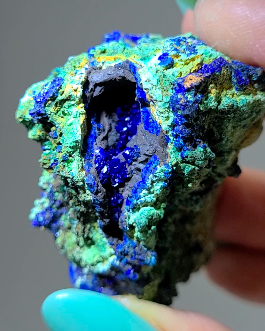 Azurite malachite chrysocolla cluster - AZ9
