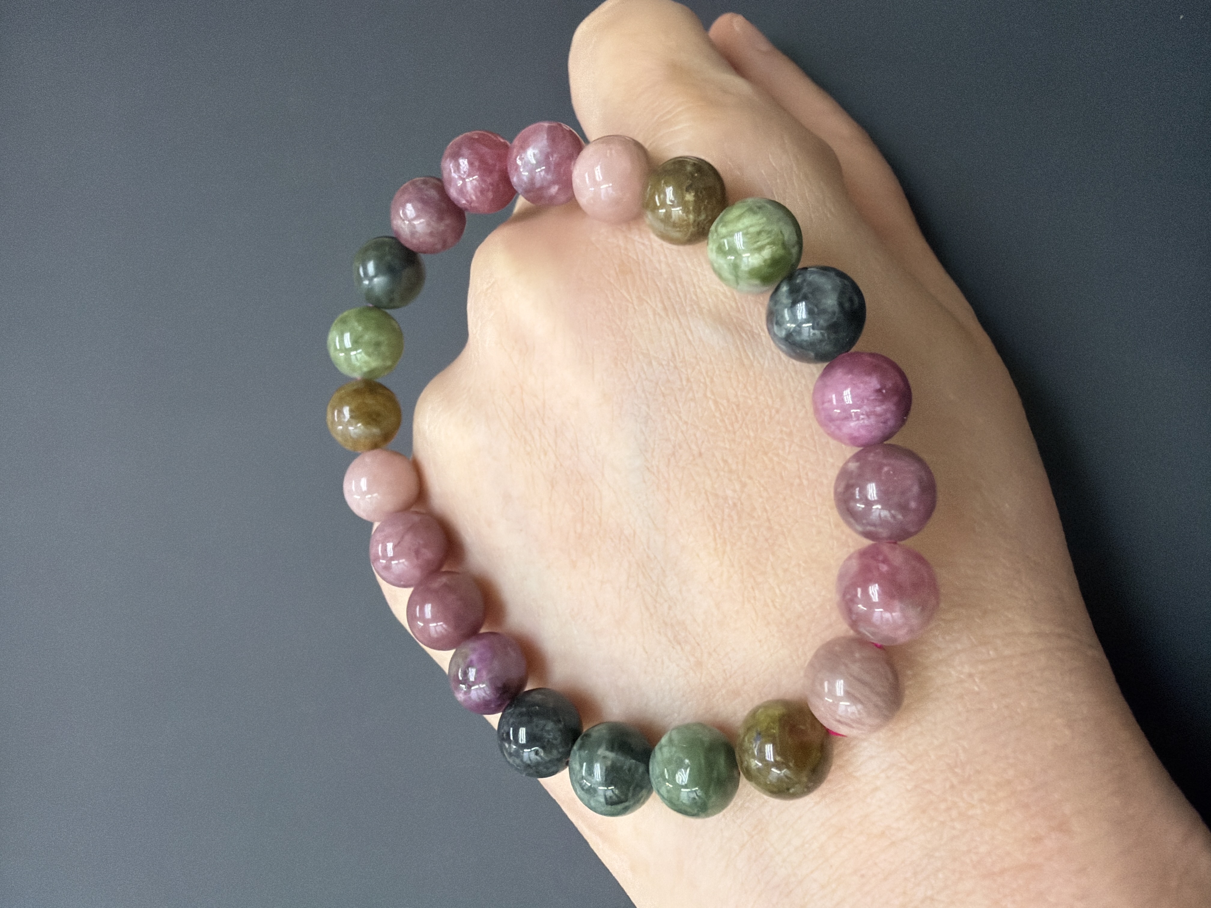 8mm 原礦碧茜手串
