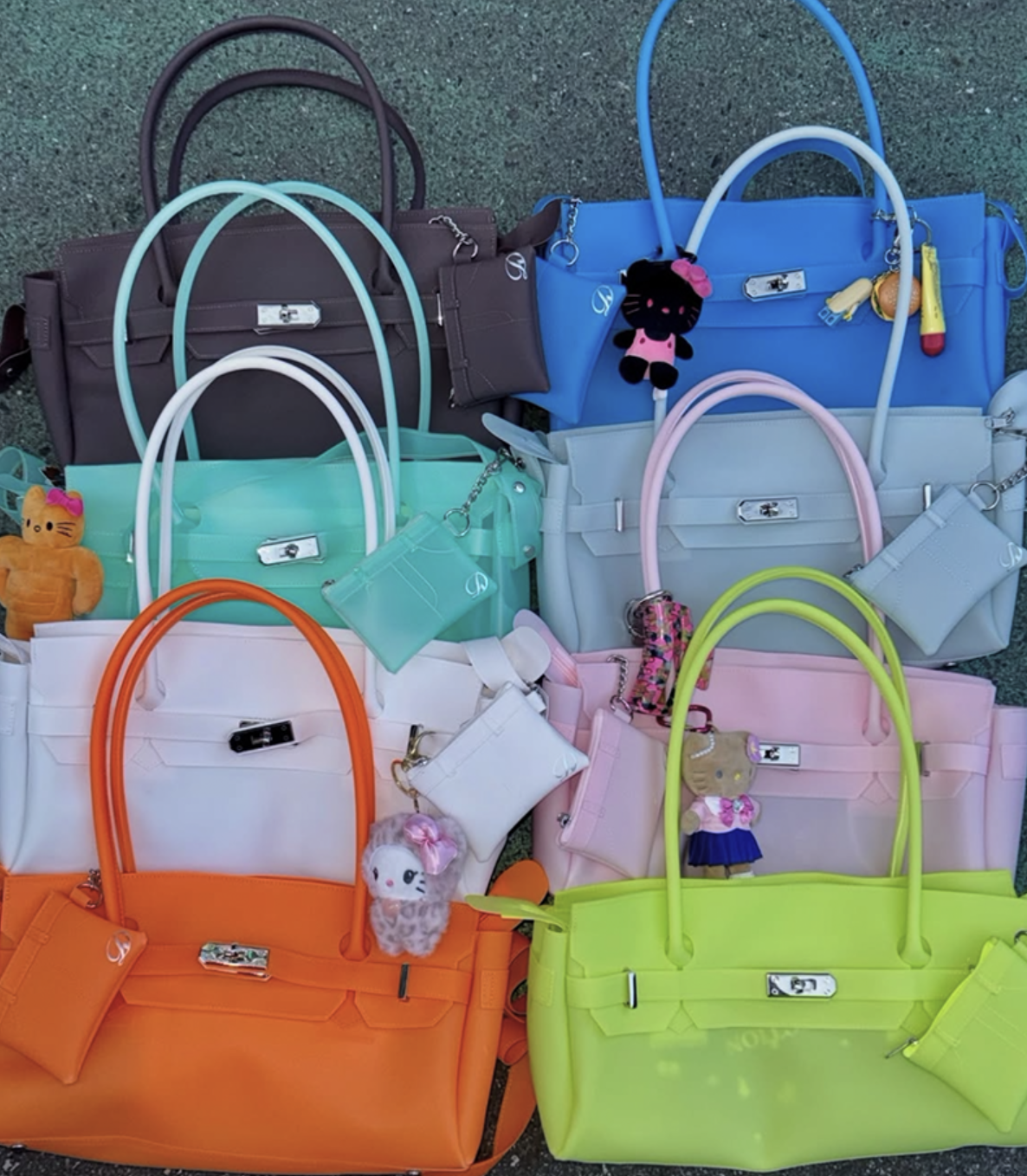 韓國 DEINET 軟糖色系 果凍2用手袋 ｜JELLY TWO-WAY BAG