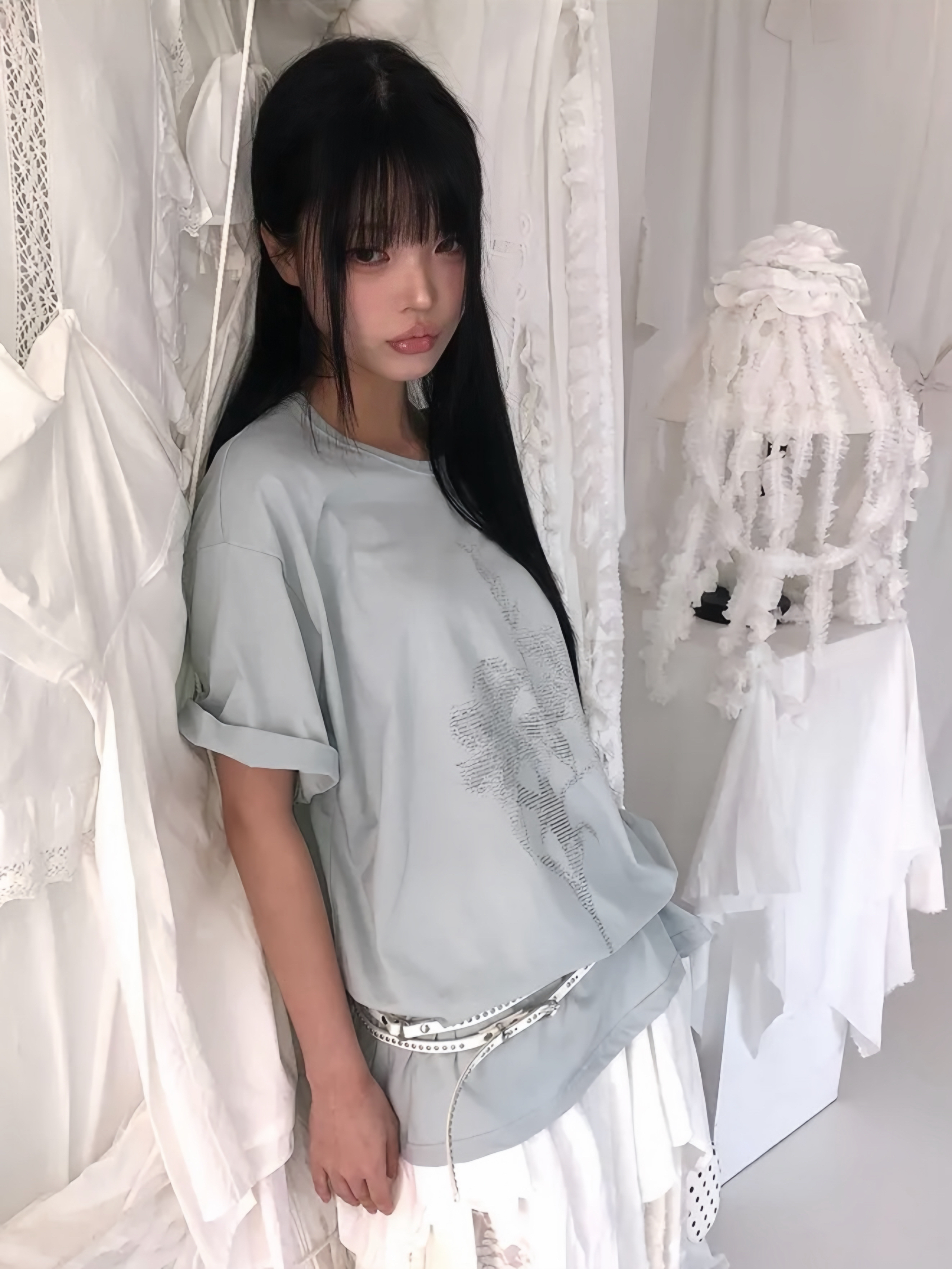 Cyber Flora Oversized Tee