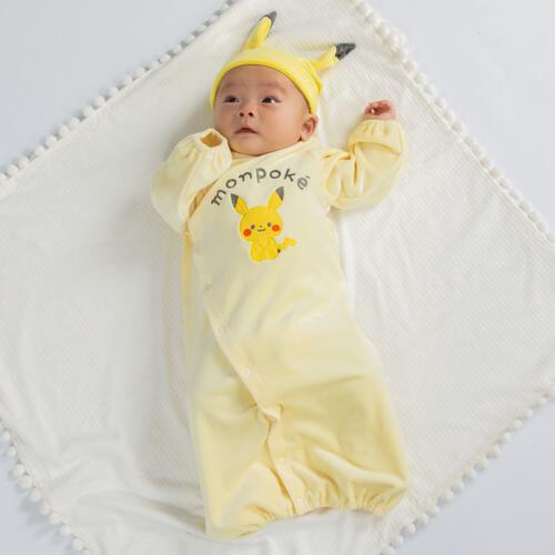 [2日限定] Monpoke 比卡超初生嬰兒衣連帽 Newborn baby 50-70cm