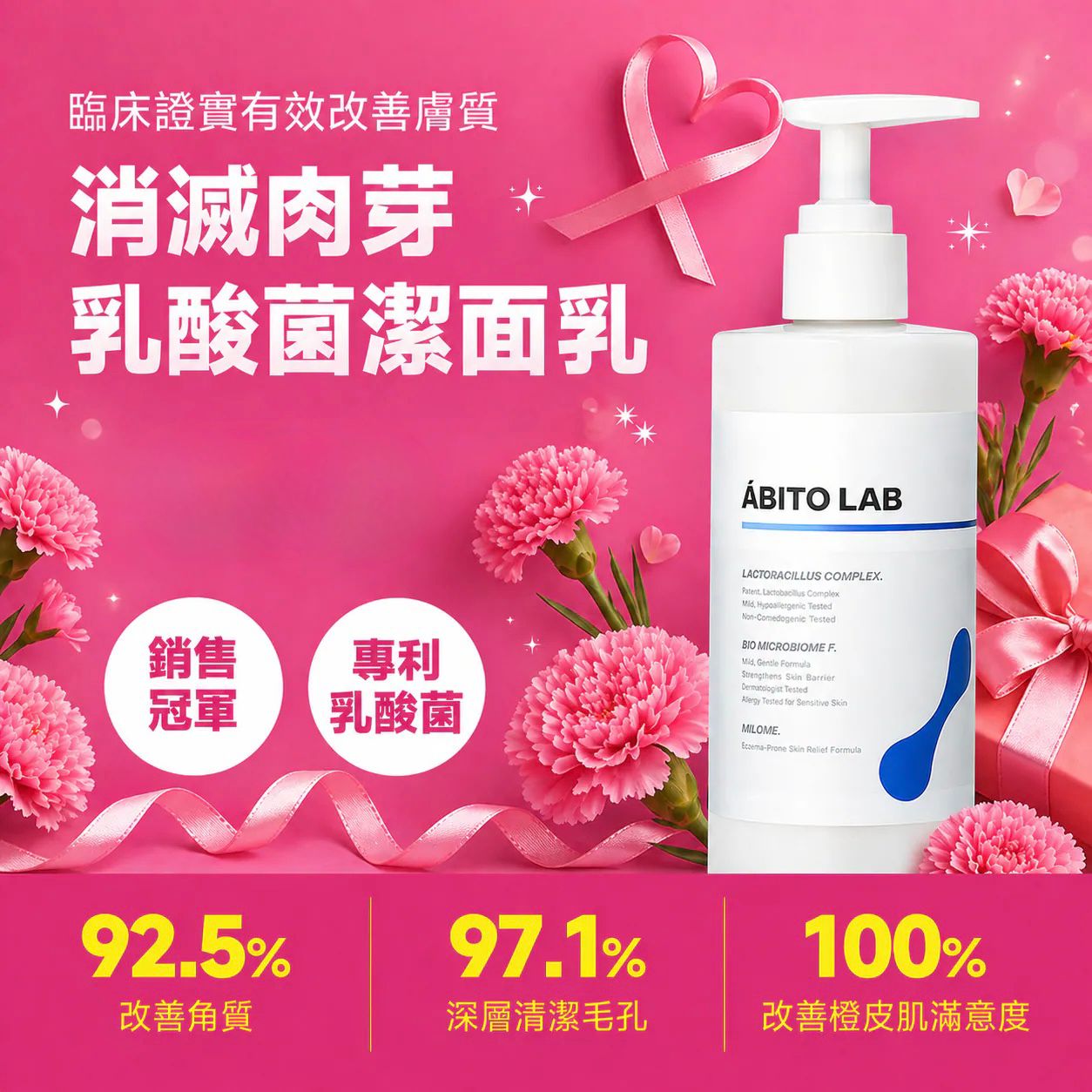 韓國🇰🇷ABITO LAB 益生菌淨膚潔面乳(300ml)