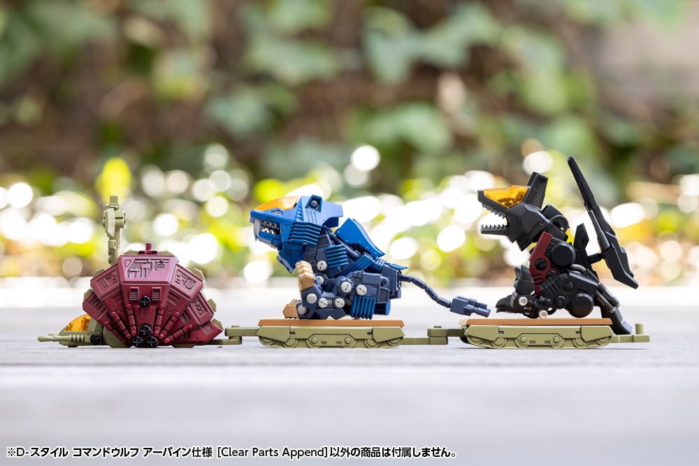 (預訂訂金 $100) (總價 $147) 壽屋 Kotobukiya ZOIDS D-STYLE Command Wolf Irvine [Clear Parts Append] 模型 (KO08690) (行版)