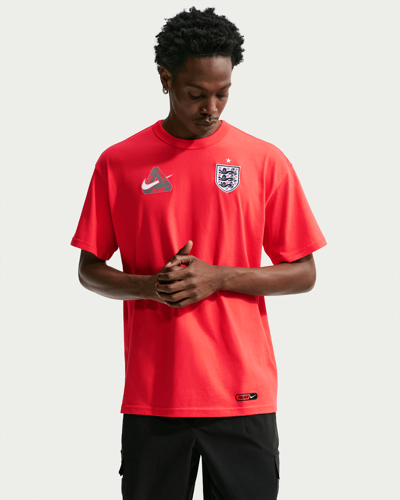 Nike England 英格蘭 x Palace 限量版紅色T-Shirt IM6598