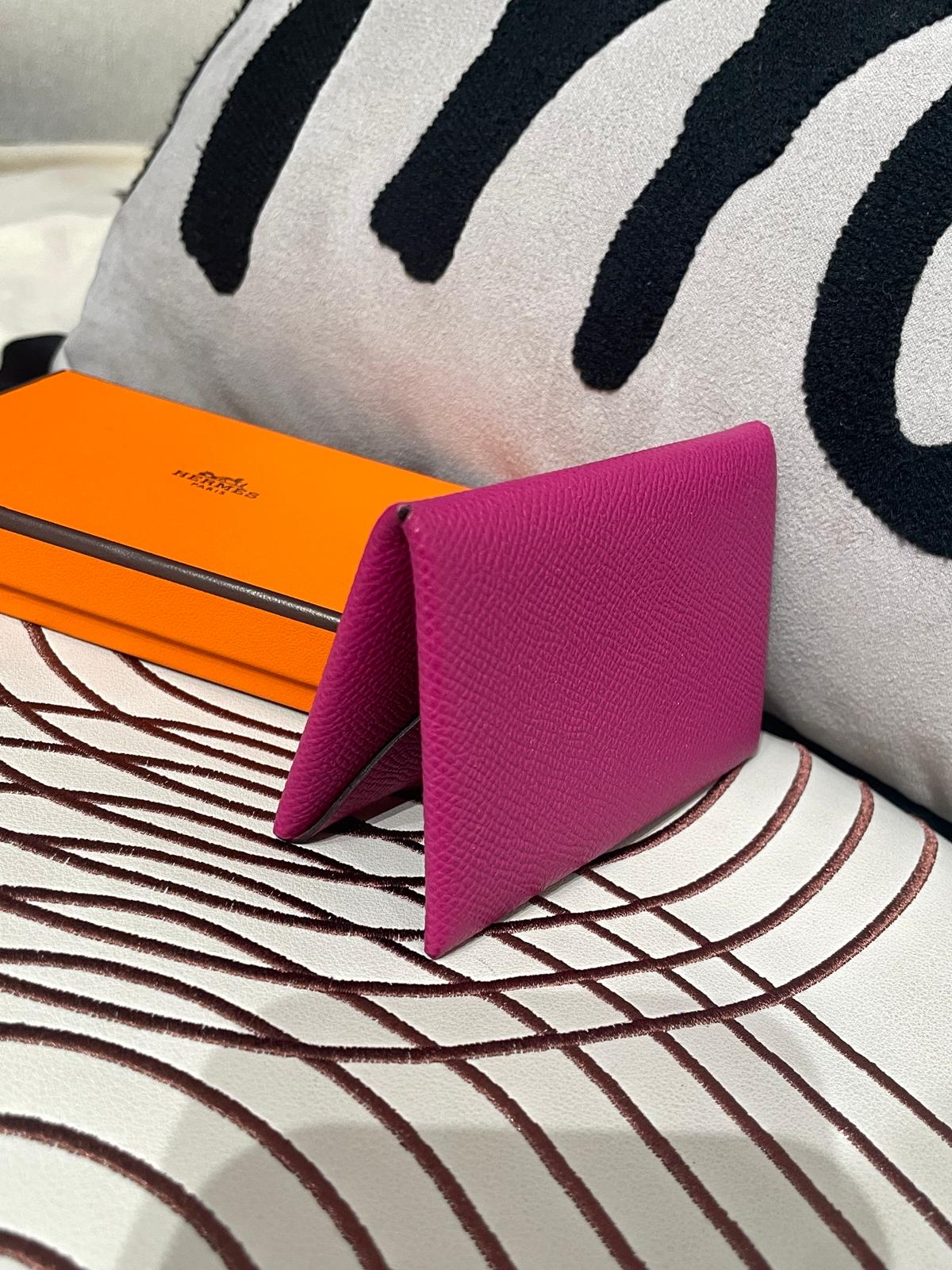 未使用品 Hermes calvi card holder 100%Authentic, Unused 未使用品 ✅Box
