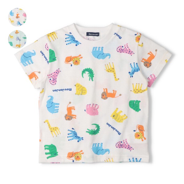 🆕【⭐訂購⭐】  🇯🇵日本直送 🌀#日本製 全身動物印花 短袖TEE［2款選］🌀 [ELCA-0071][260409]