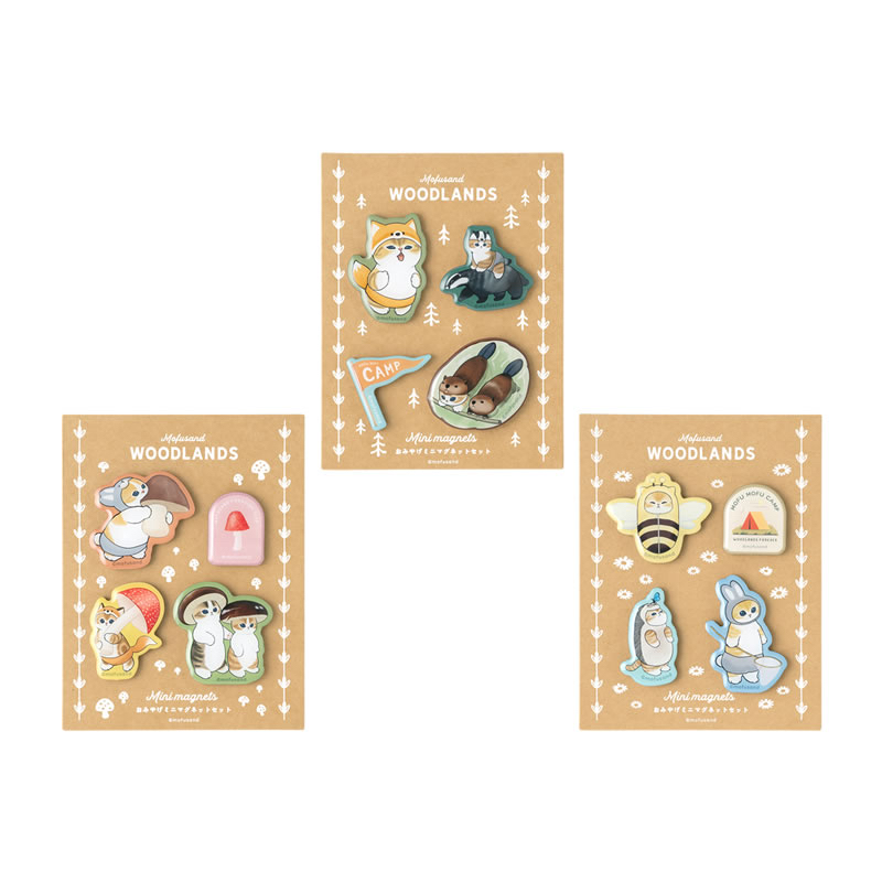 🎀【預訂】Mofusand Woodlands 迷你磁鐵套裝