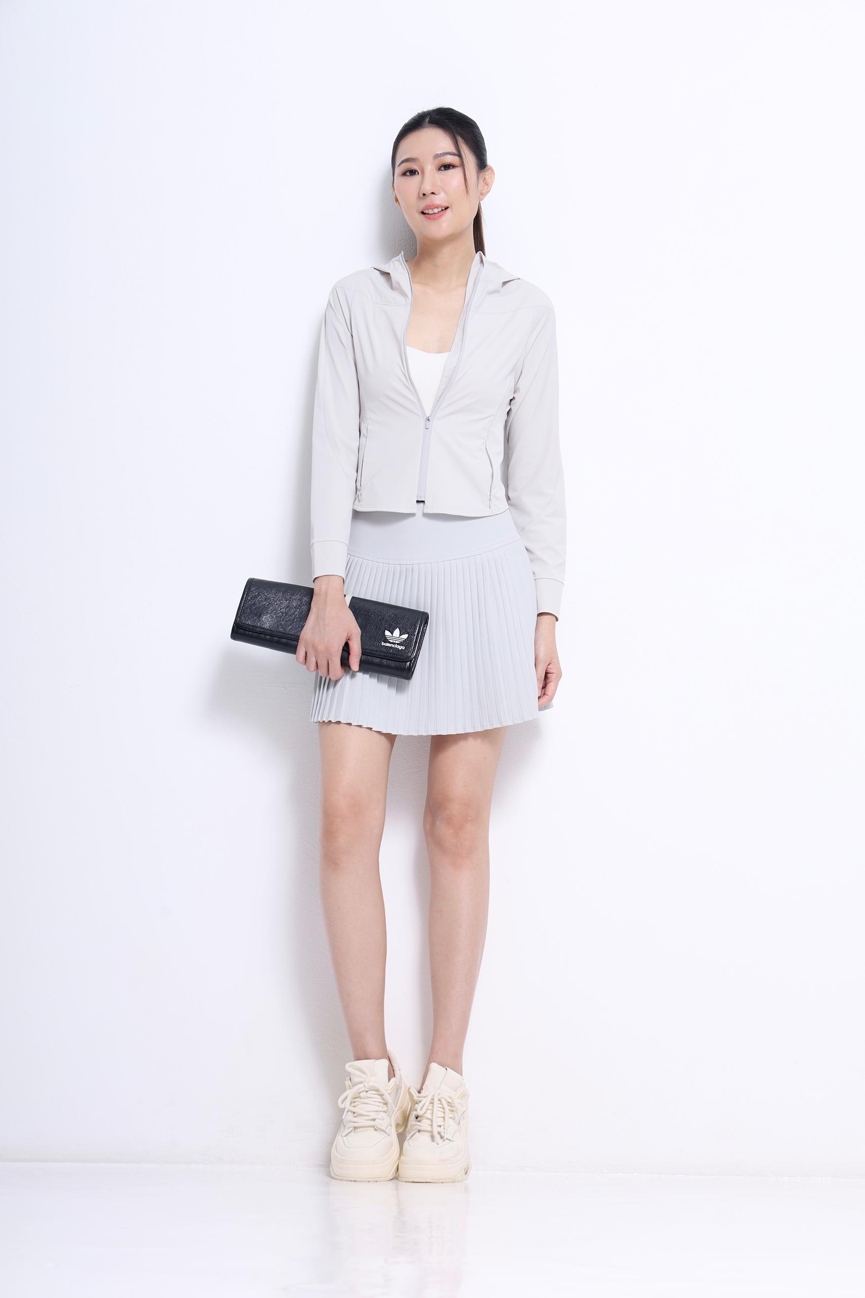 CB2748 ZIP UP HOODED SLIM JACKET