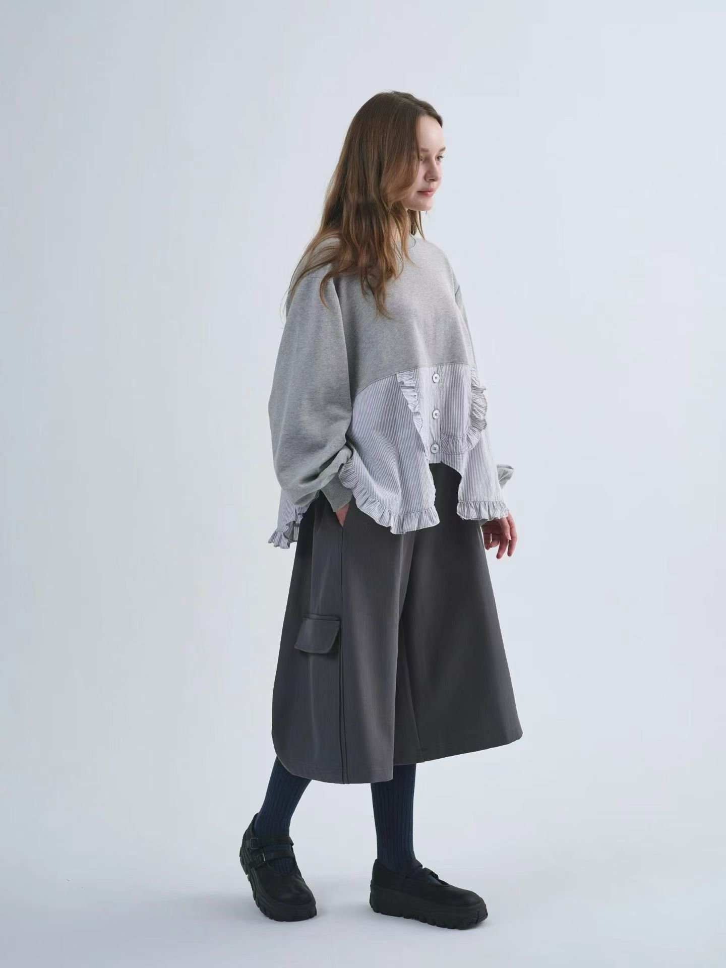 RU YO ruffle 恤衞衣