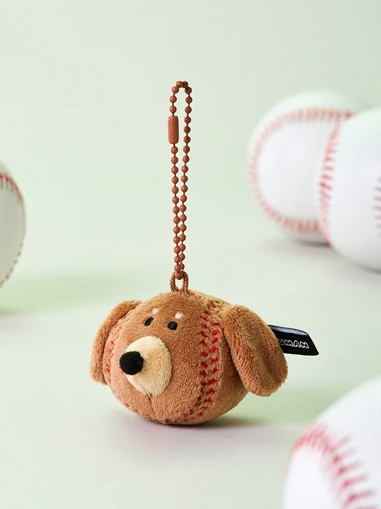 📦訂購 韓國代購 Line Friends JOGUMAN WOODY BASEBALL PLUSH KEYRING 棒球公仔鎖匙扣
