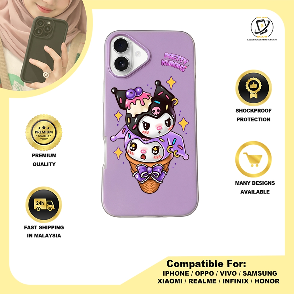 JELLY CASE PHONE FOR IPHONE - DESIGN KUROMI A