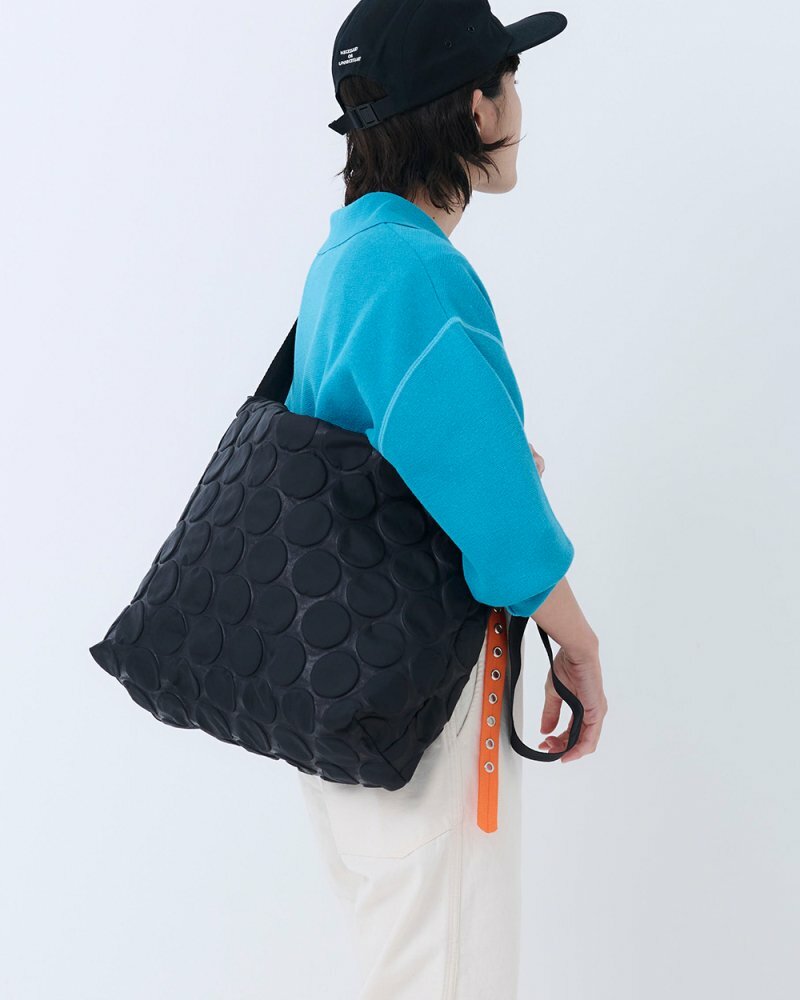 [現貨] [日本製] BAGNNOUN ｜ DOT SHOULDER | BLACK | OLIVE {TF2308036}