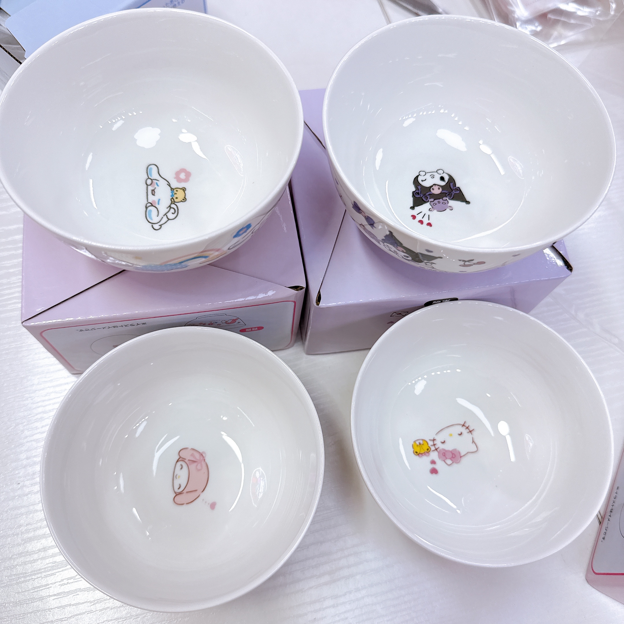 日本直送Hello Kitty Melodyy Kuromi玉桂狗瓷碗