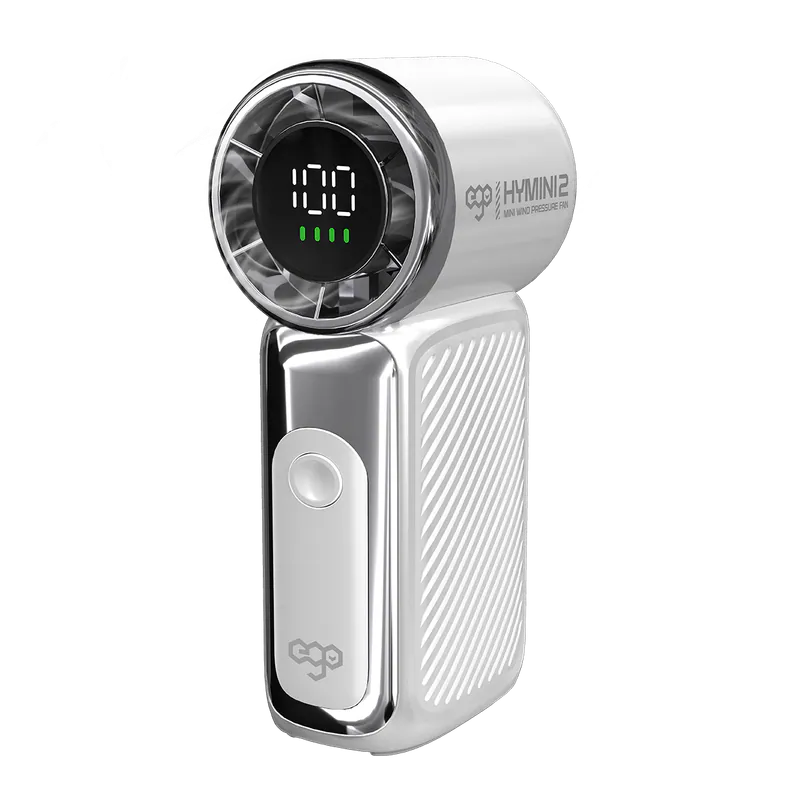 [原裝行貨一年保養] EGO HyMini2 極迷你風扇 8小時長氣 / 2.4萬轉風壓 / LED顯示 / 超迷你體積 - 奶油金 | 黑鈦 | 白銀