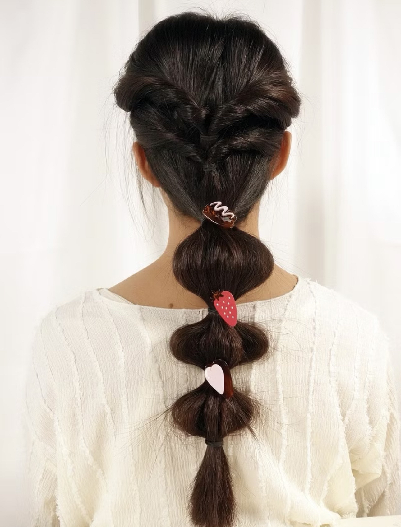 草莓朱古力髮夾 鴨嘴夾禮盒組