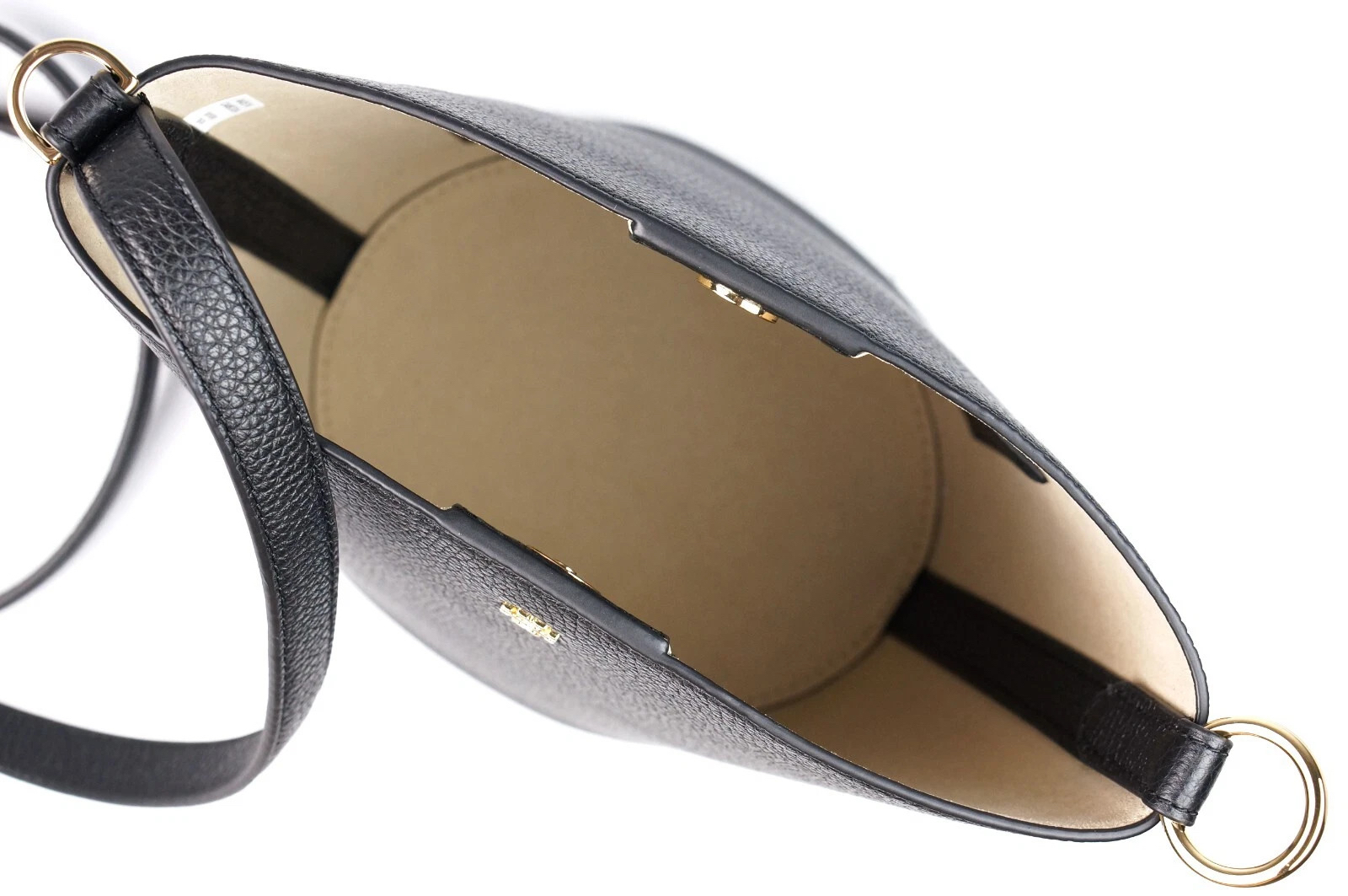 🇺🇸✈️🇨🇦Tory Burch outlet 黑色荔枝皮單帶兩用水桶🪣袋現貨😎😎