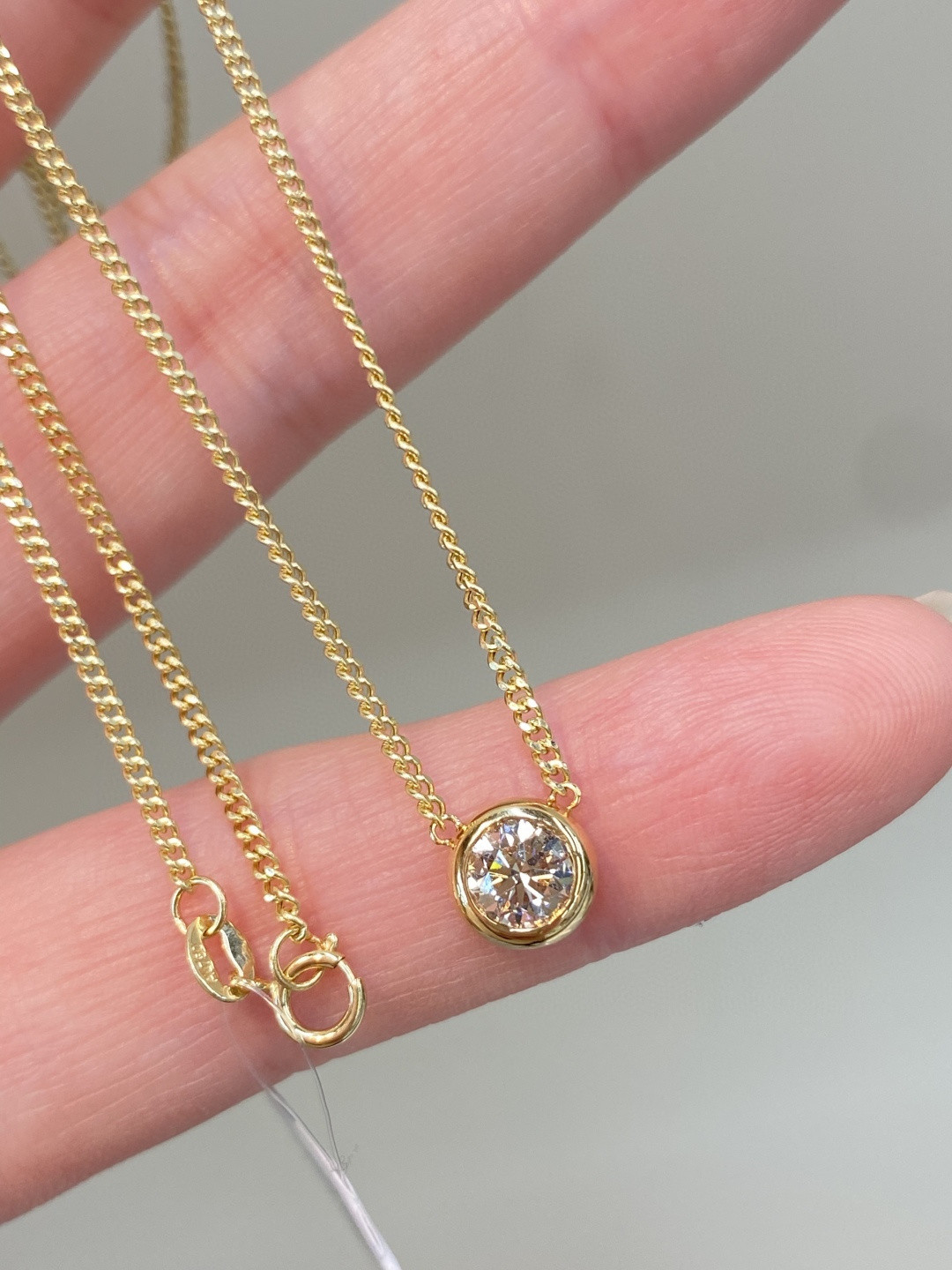 18K Diamond Necklace 