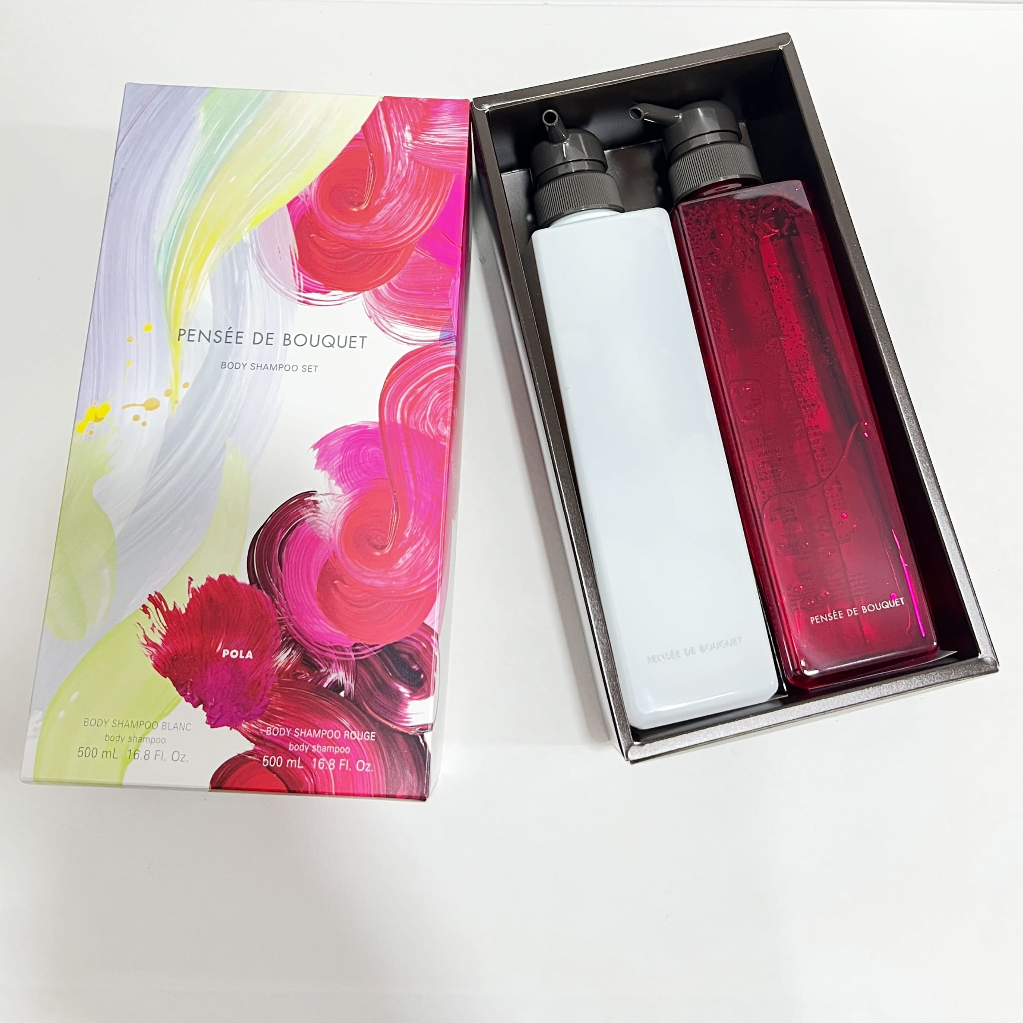 Pola沐浴露雙瓶裝套盒🌹玫瑰500ml+百合500ml🌸 - 04260180