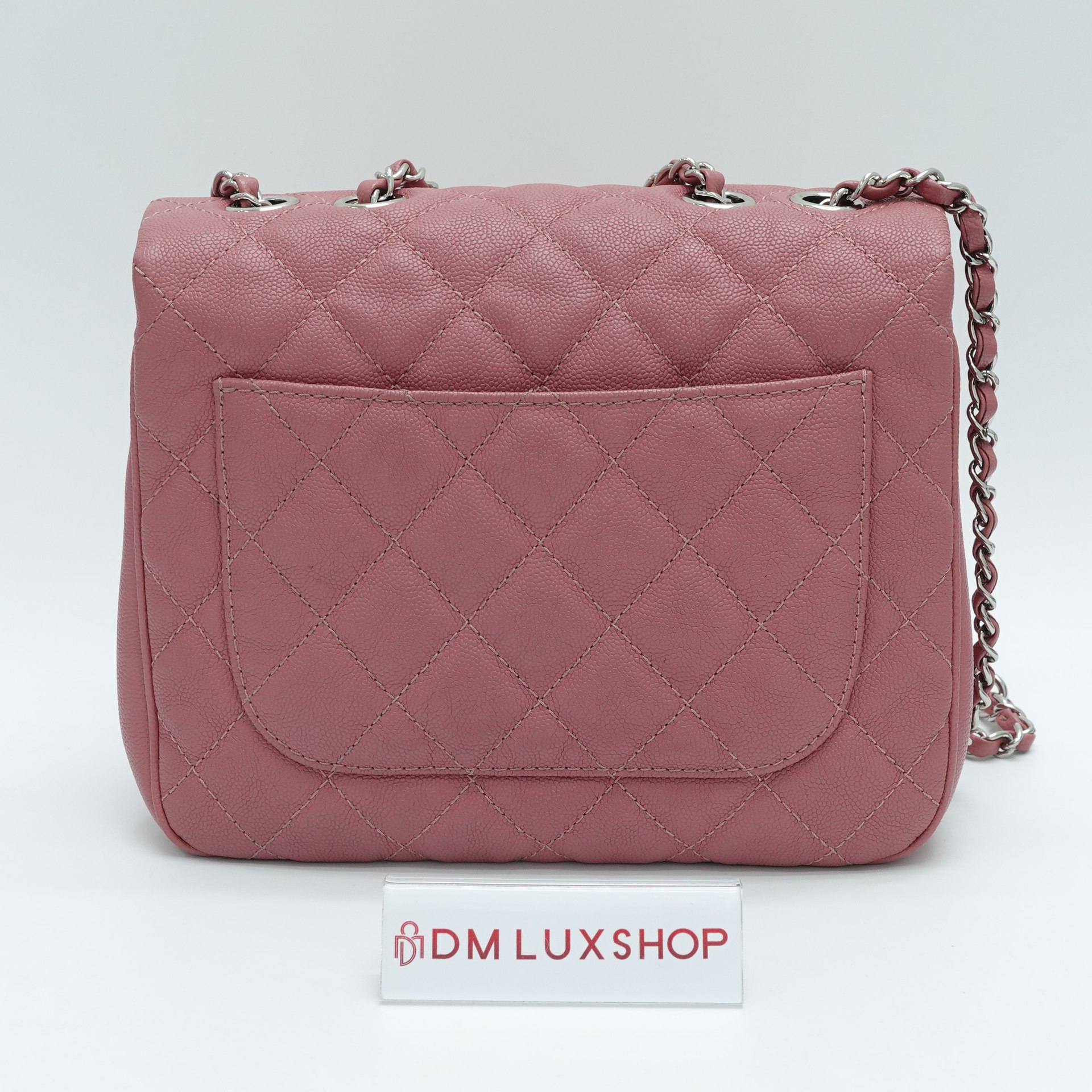 Chanel Pink Caviar Urban Companion Square Flap Bag SHW (Serial 25, Y: 2019)
