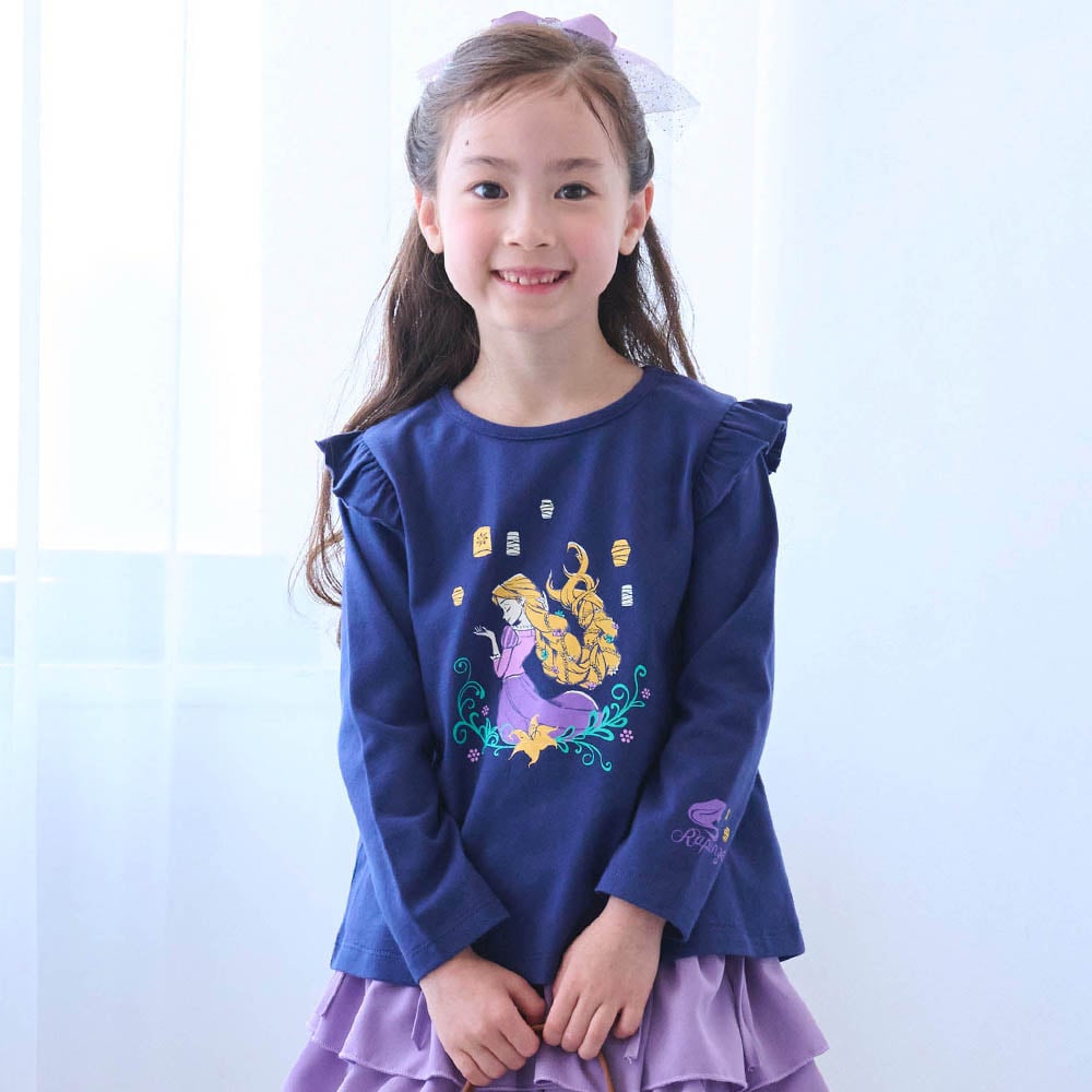 🆕【⭐訂購⭐】🇯🇵 日本直送 🌀#DisneyPrincess 荷葉邊肩 長袖T恤［3款選］🌀[PLHA-0084] [260923]