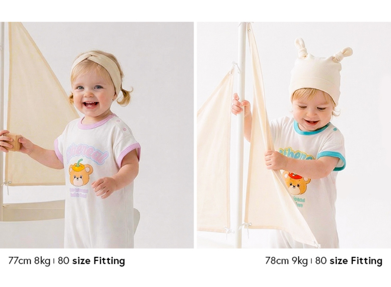 ☀️預訂 韓國直送☀️🇰🇷Milk Baby兩色辣椒小熊印花短袖連身服