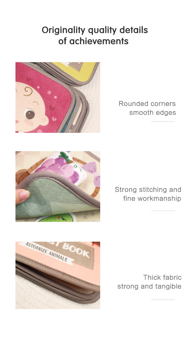 嬰兒BB布書玩具(英文) - 1 現貨