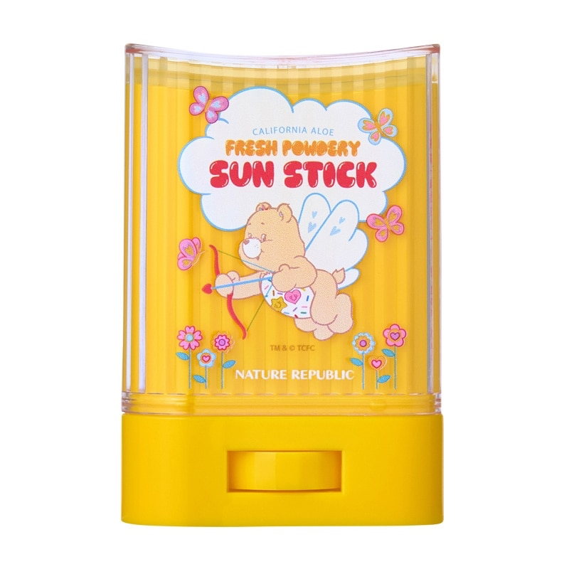 🎀【預訂】天使 Care Bear NATURE REPUBLIC 蘆薈粉狀防曬棒 24g
