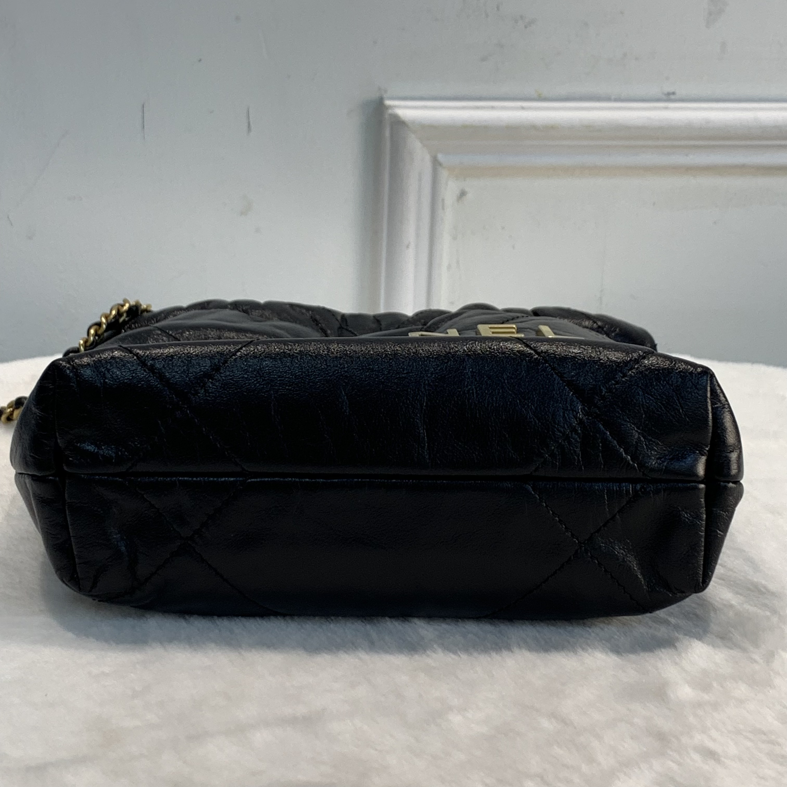 25年正單 Chanel mini 22 bag迷你垃圾袋