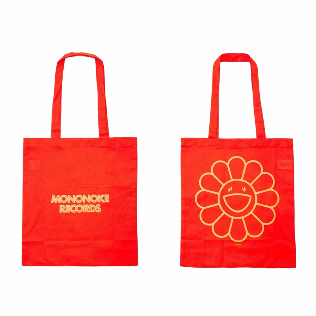 TONARI NO ZINGARO x 村上隆 MONONOKE RECORDS 經典太陽花帆布ToteBag 
