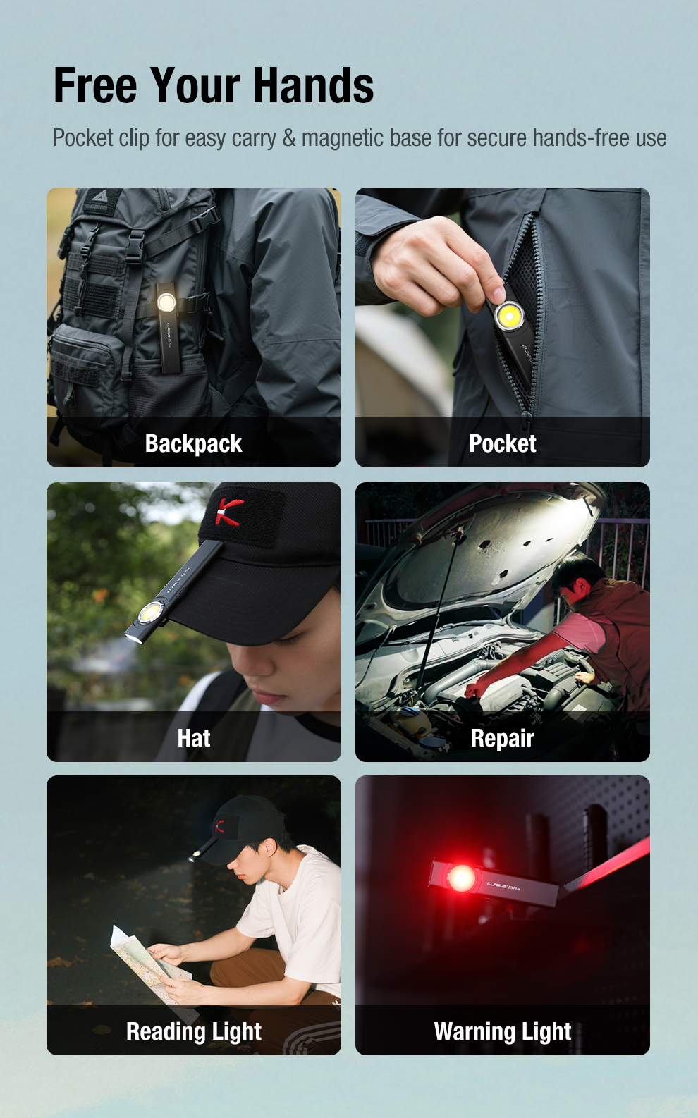 Klarus E5 PLUS 雙開關三光源 EDC 手電筒