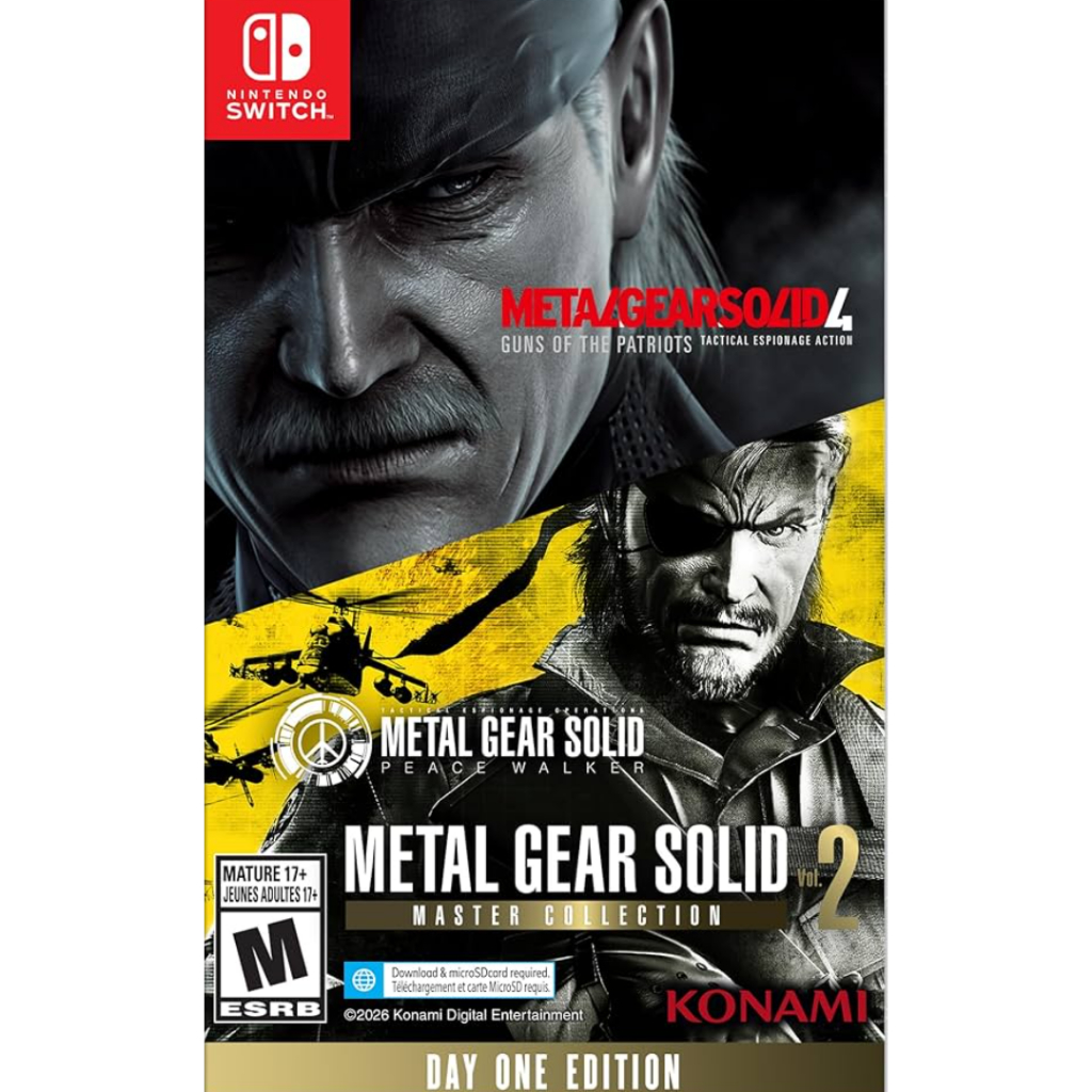 (🔥NEW RELEASE🔥) Metal Gear Solid: Master Collection Volume 2 (Nintendo Switch) Digital Download