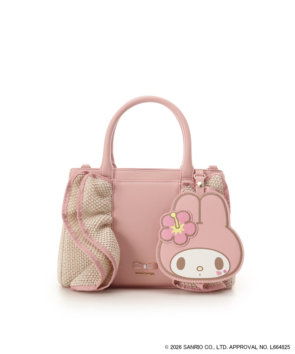 🌸 【預訂】Melody 2Way Basket Bag - SAMANTHAVEGA x Sanrio Summer Collection