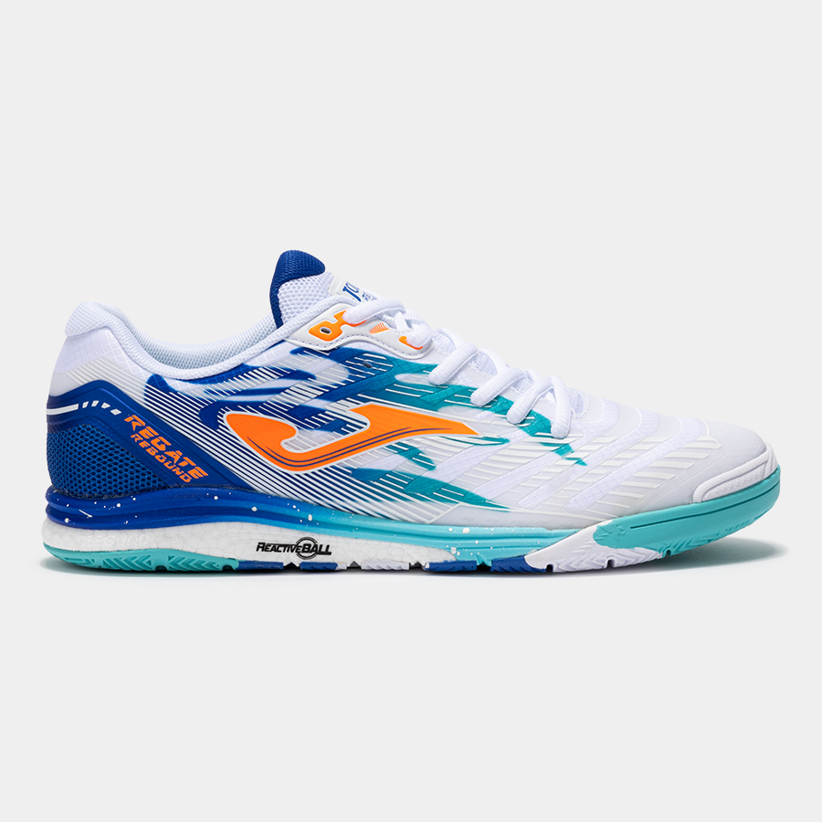 Futsal Shoes Regate Rebound 25 Indoor White Royal