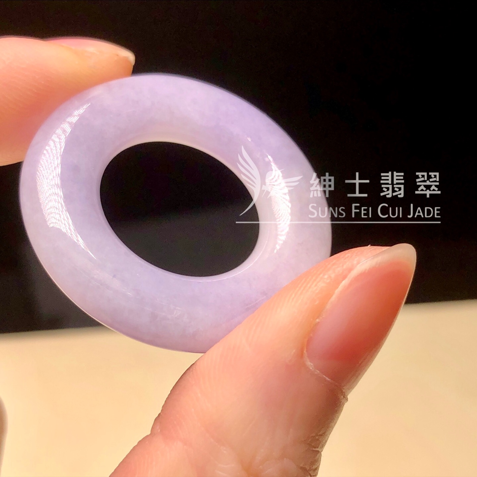 B08807 紫羅蘭平安環