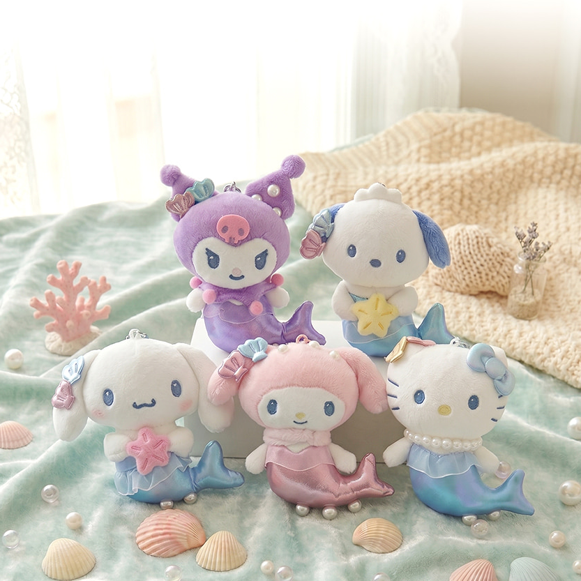 [Sanrio] 美人魚造型 公仔匙扣 (5種)
