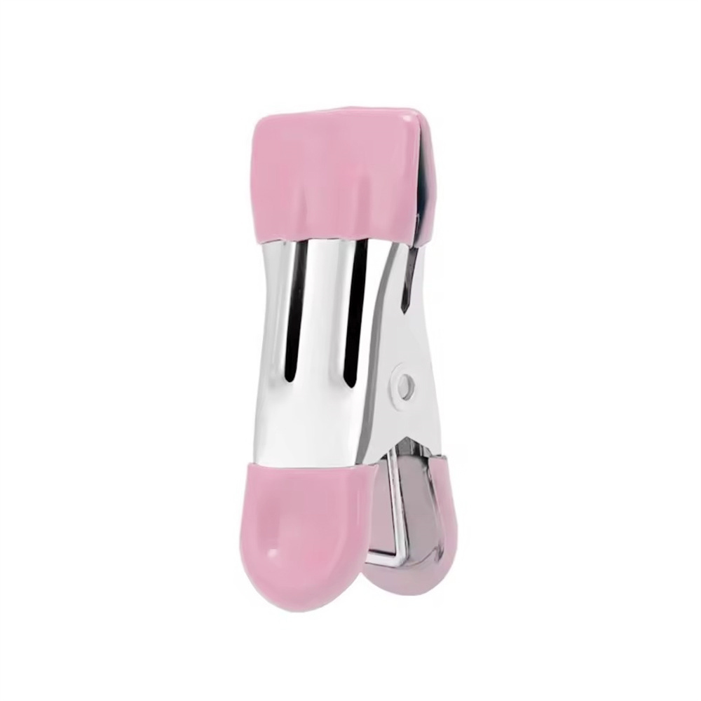 20x 不鏽鋼雙色曬衣夾 雙頭浸膠【不帶扣】 粉/藍/綠/黑/紅5色各4個混裝 UB0259