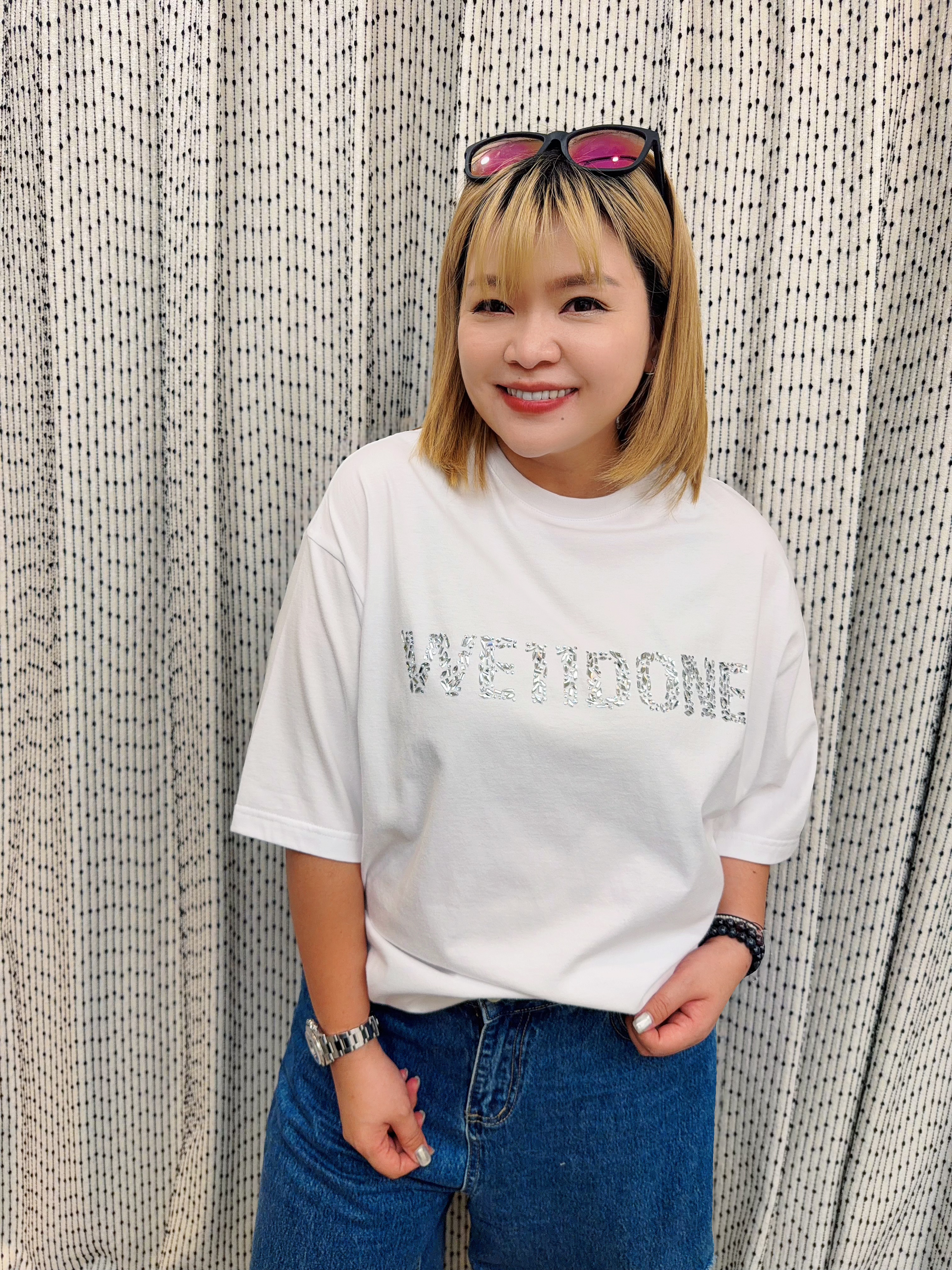 We11done閃石logo T-shirt 