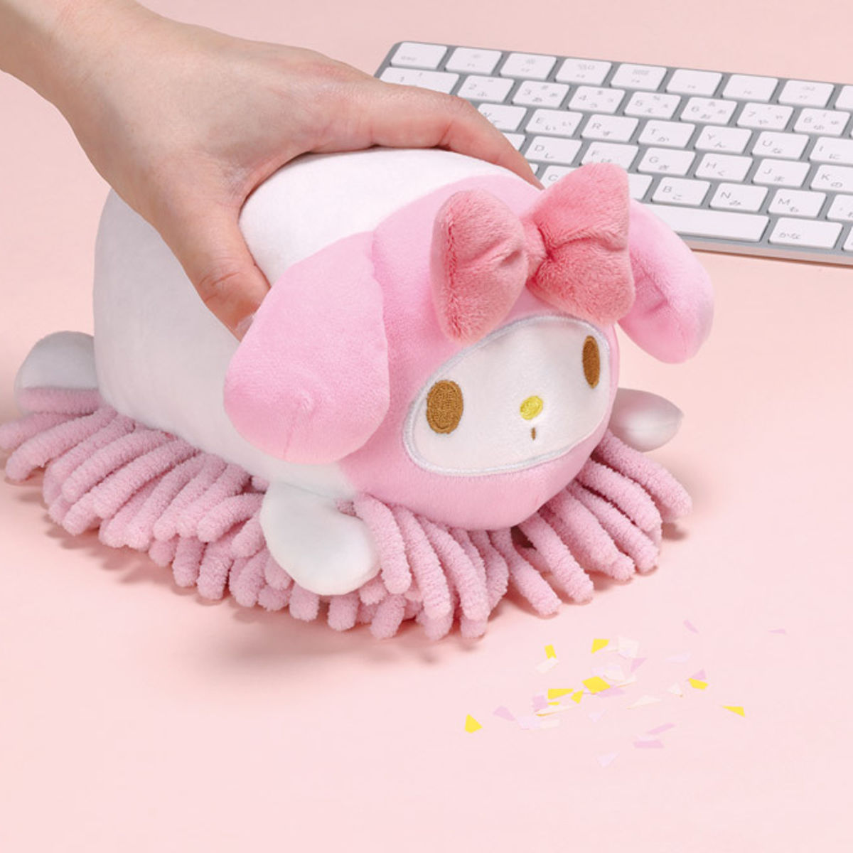 🆕【⭐訂購⭐】🌀 🇯🇵 日本直送🇯🇵 #Skater x #Sanrio 毛公仔造型 絨毛桌面拖把［4款選］🌀[ELBD-0105][260312]