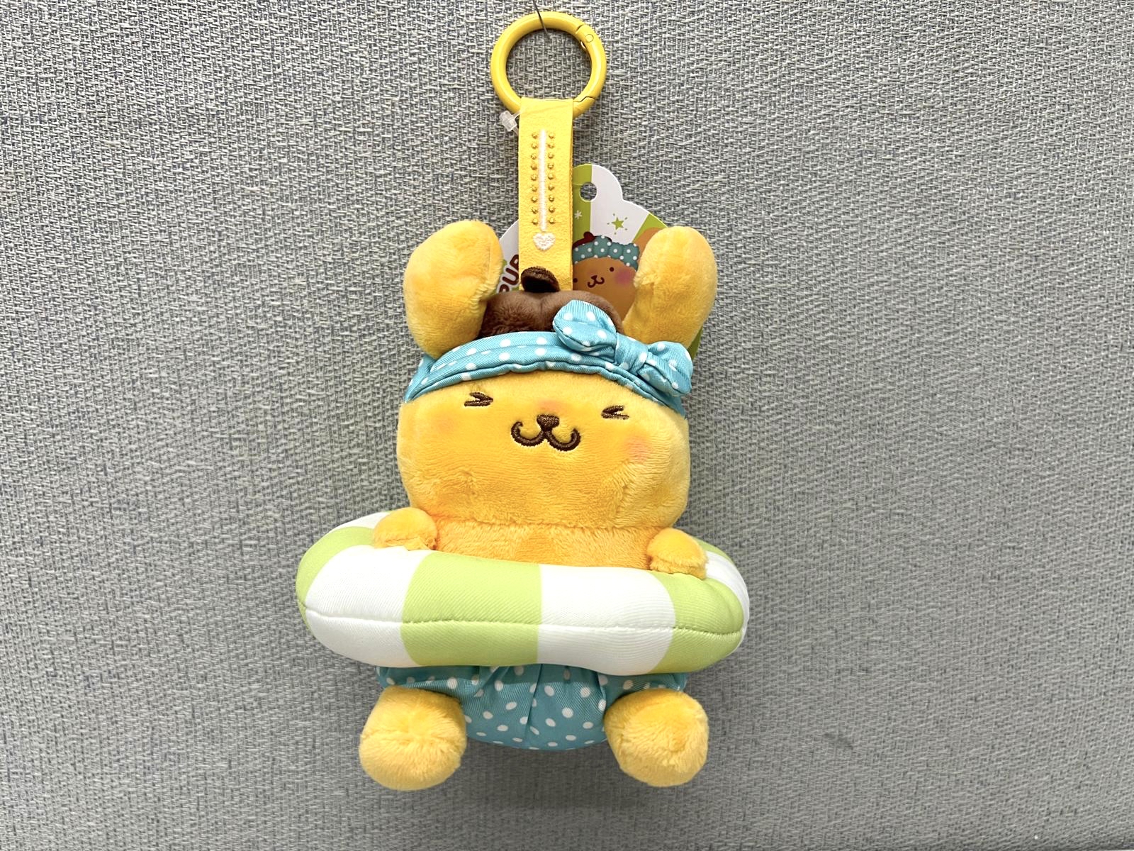 🌈港版Sanrio夏日系列紫外線變色繡線黑皮水泡公仔掛飾 