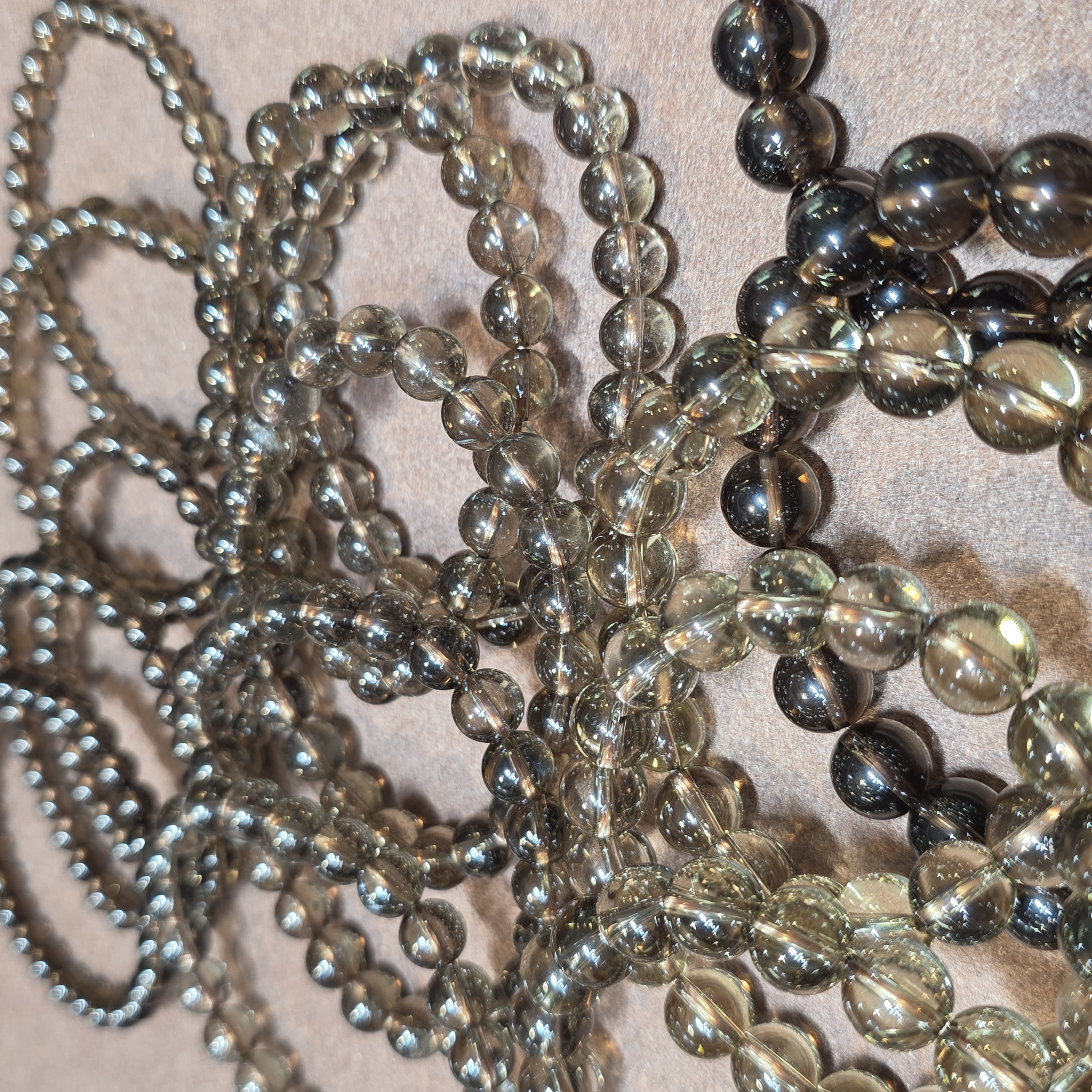 茶水晶手串(Smoky Quartz)