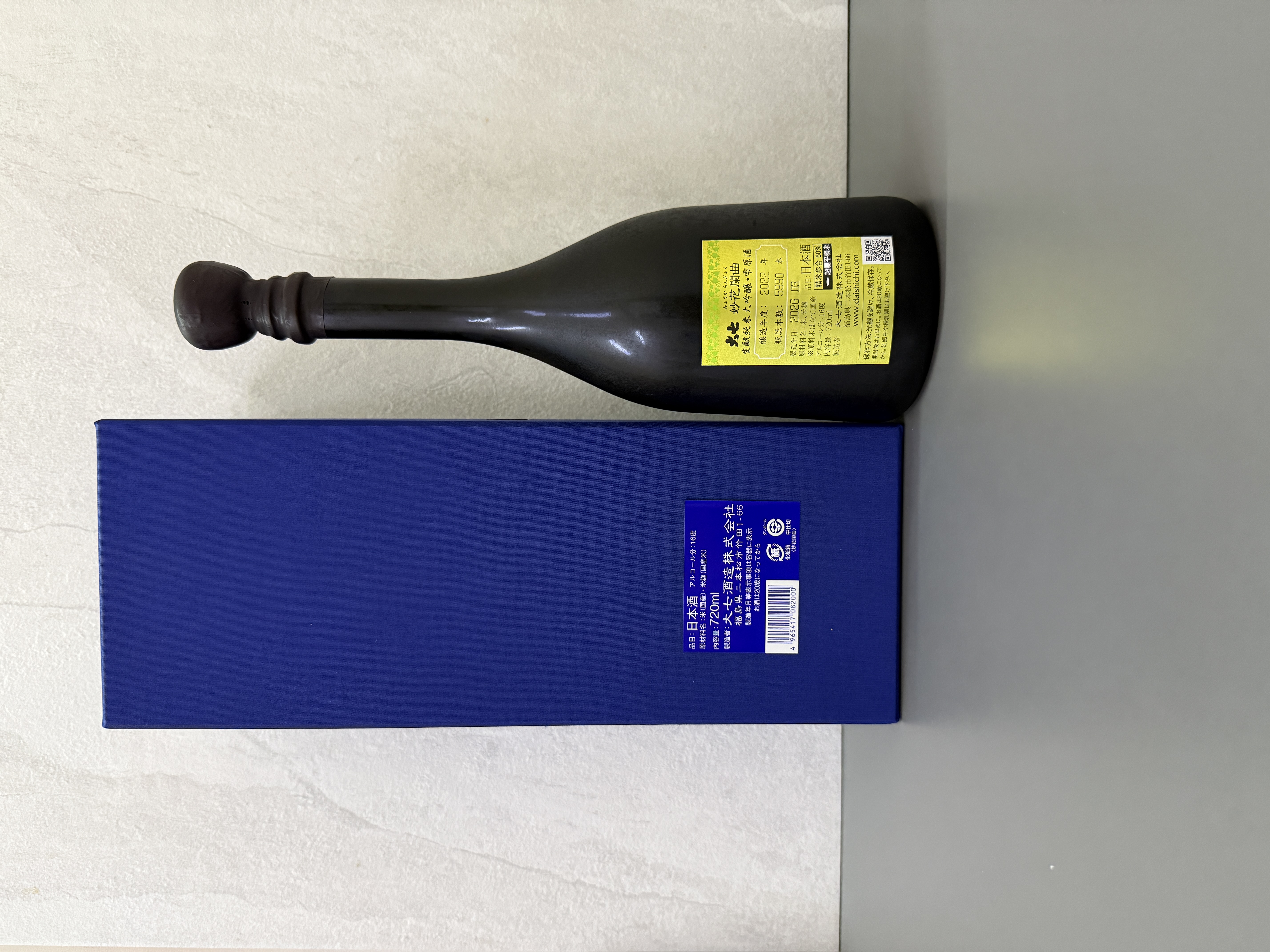 大七 妙花䦨曲 生酛 純米大吟釀 720ml