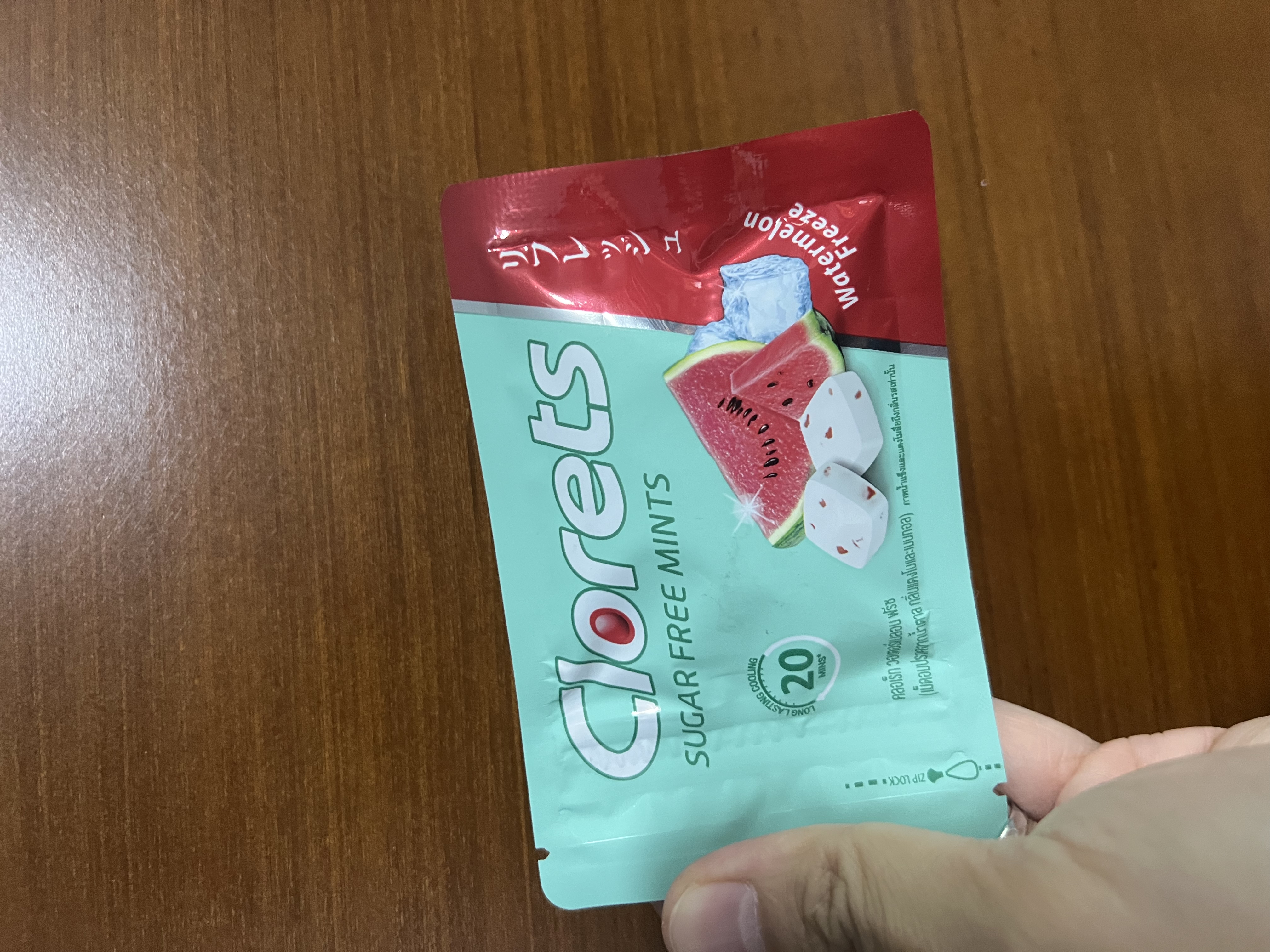 💟現貨💟🇹🇭泰國Clorets Sugar Free Mints 無糖西瓜冰涼薄荷糖