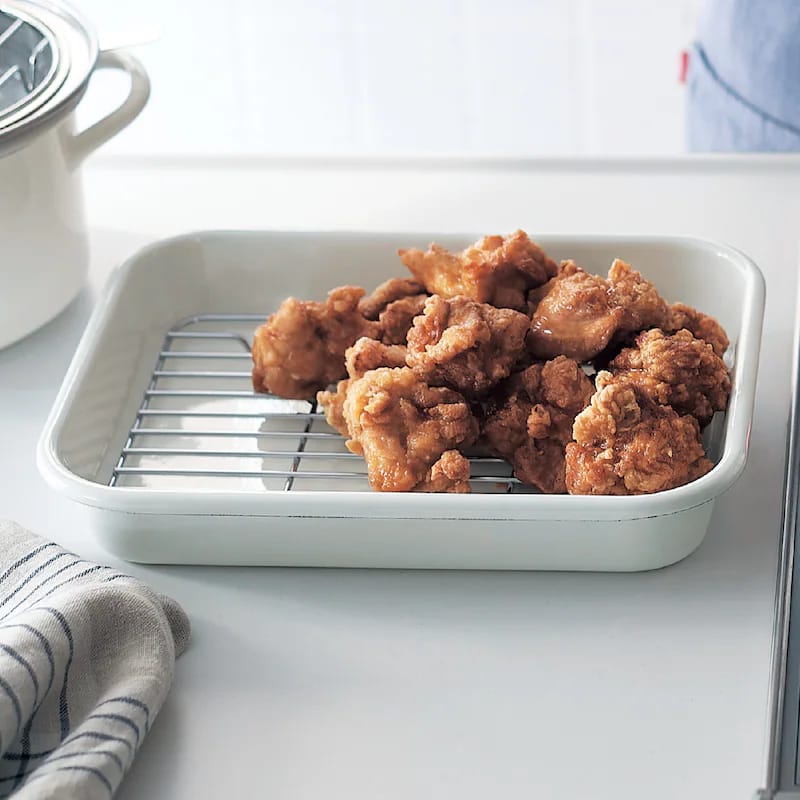 🔥🔥【日本製《OVJECT》琺瑯方形烤盤 3件套】