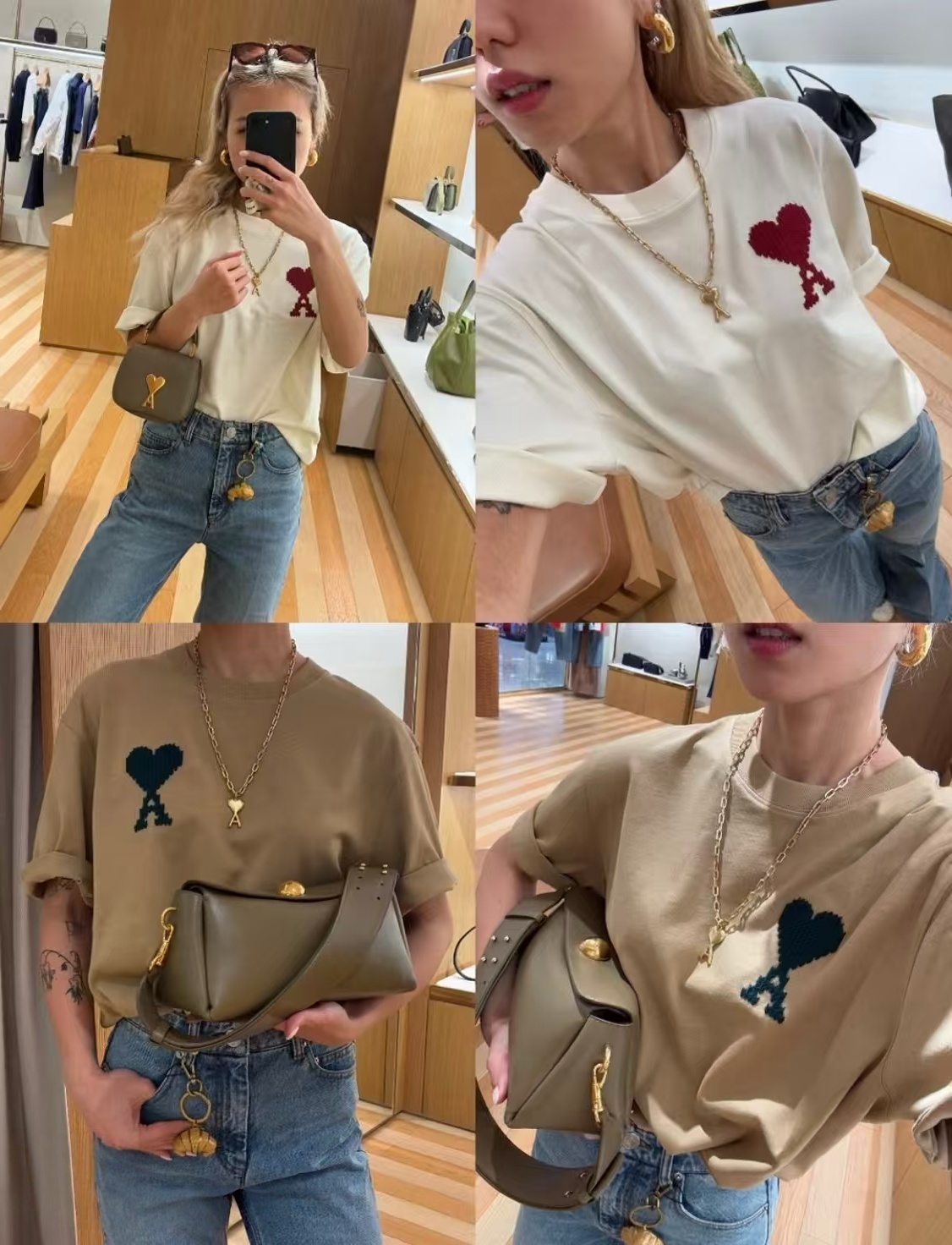 Ami de Coeur 馬年限定款刺繡短袖Tee